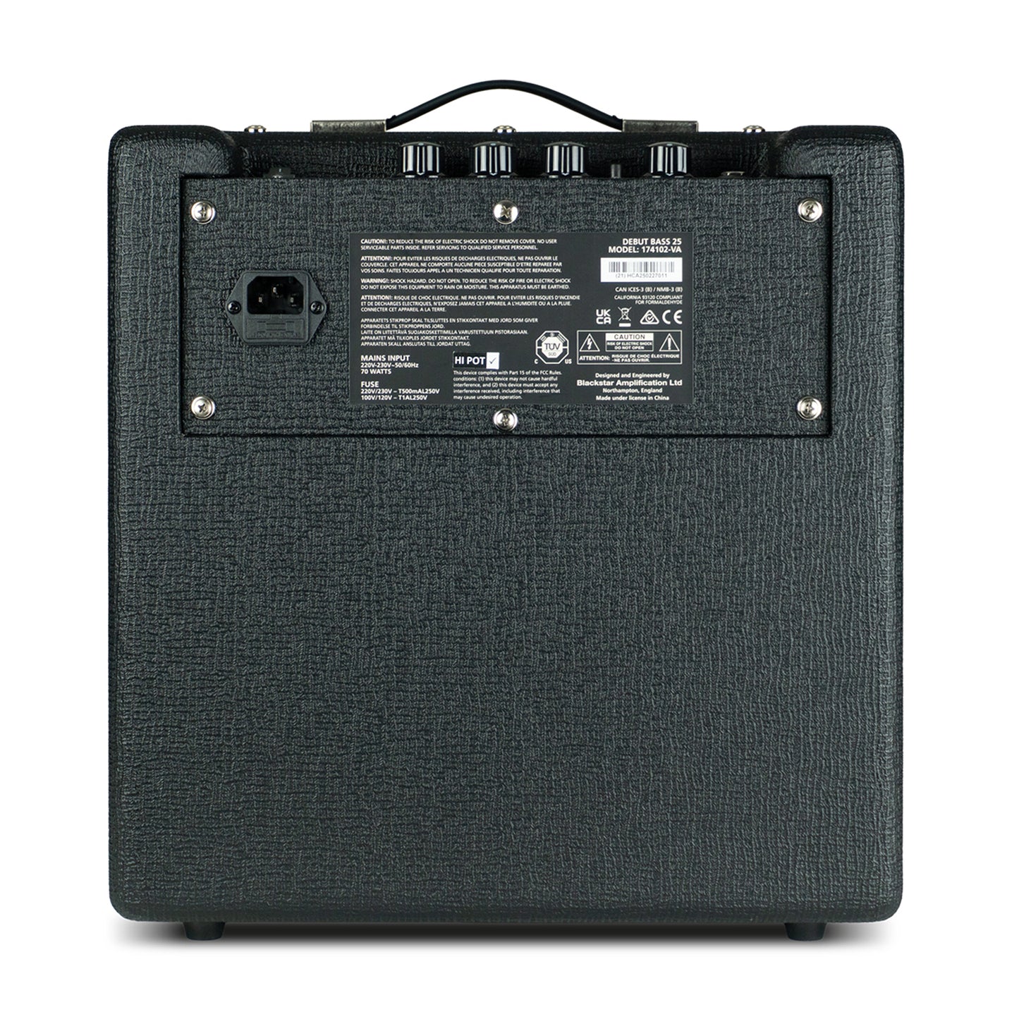 Blackstar Debut Bass 25 25w 1x8 Combo Amp Amps / Bass Amps / Bass Combos