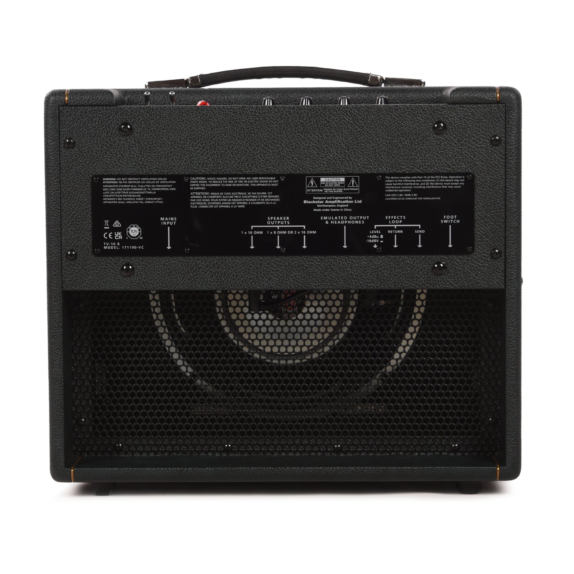 Blackstar TV10B 10w Tube Amp EL34 Green Amps / Guitar Amps / Guitar Combos