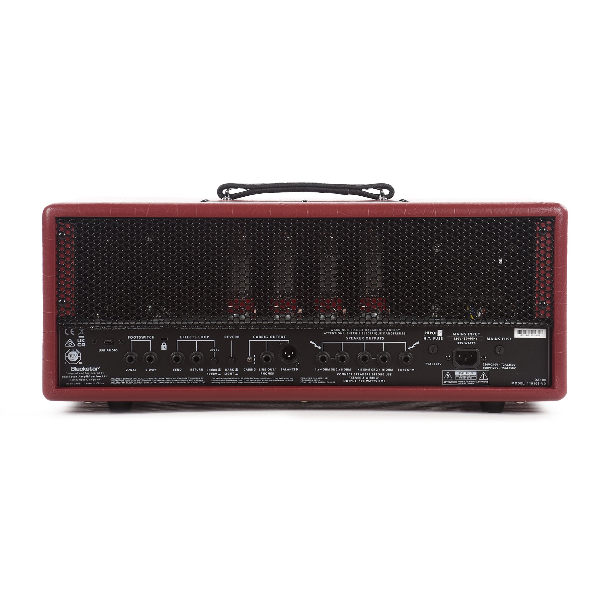 Blackstar HT VENUE 100H MKIII 100w Doug Aldrich Ruby Signature Head Amps / Guitar Amps / Guitar Heads