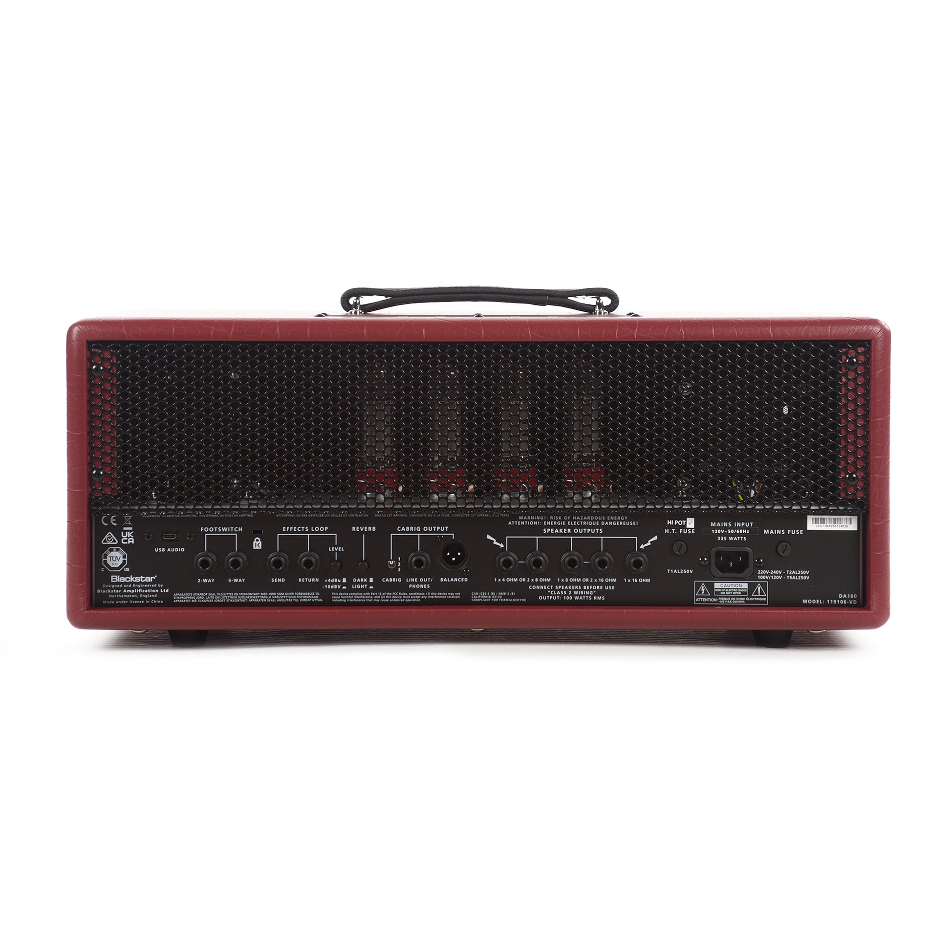 Blackstar HT VENUE 100H MKIII 100w Doug Aldrich Ruby Signature Head Amps / Guitar Amps / Guitar Heads