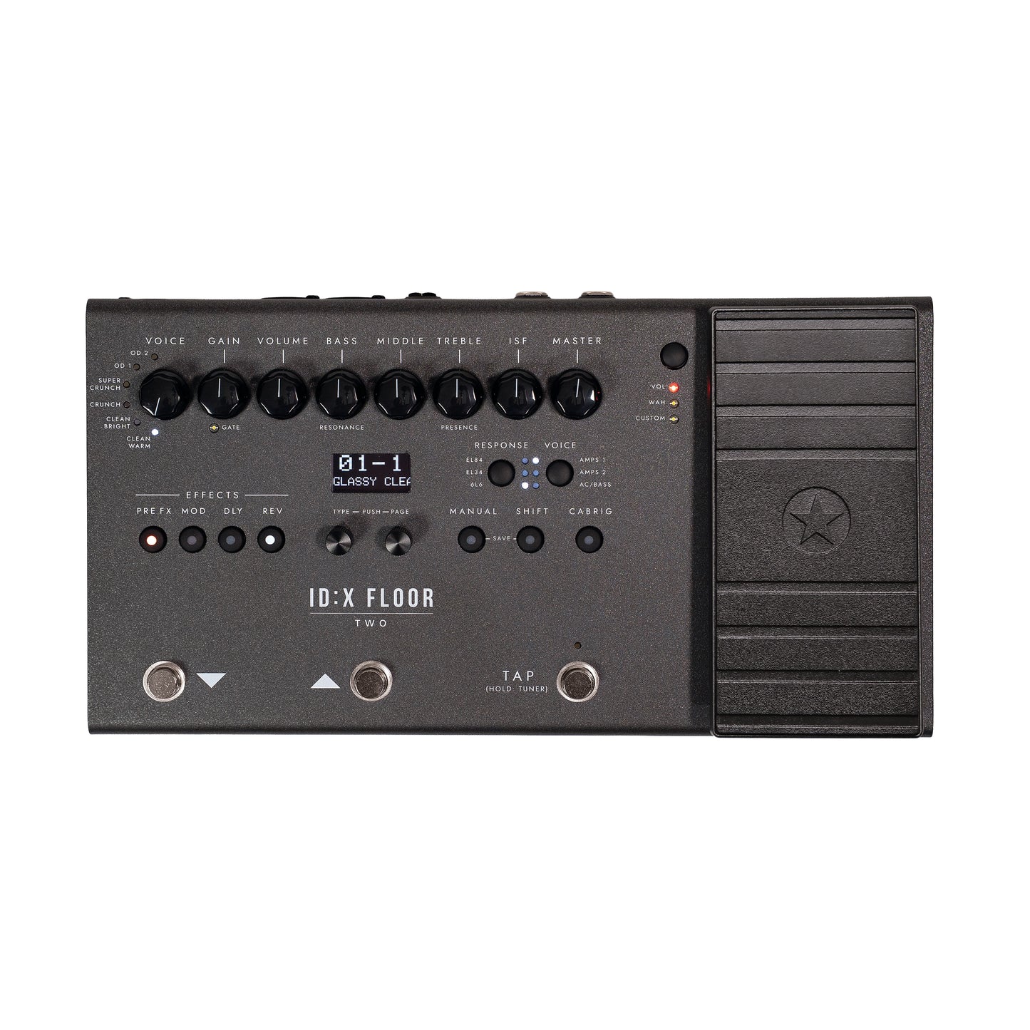 Blackstar ID:X Floor Two Advanced DSP Modeler & Multi-FX Floorboard w/ Expression Pedal Effects and Pedals / Cabinet Simulators