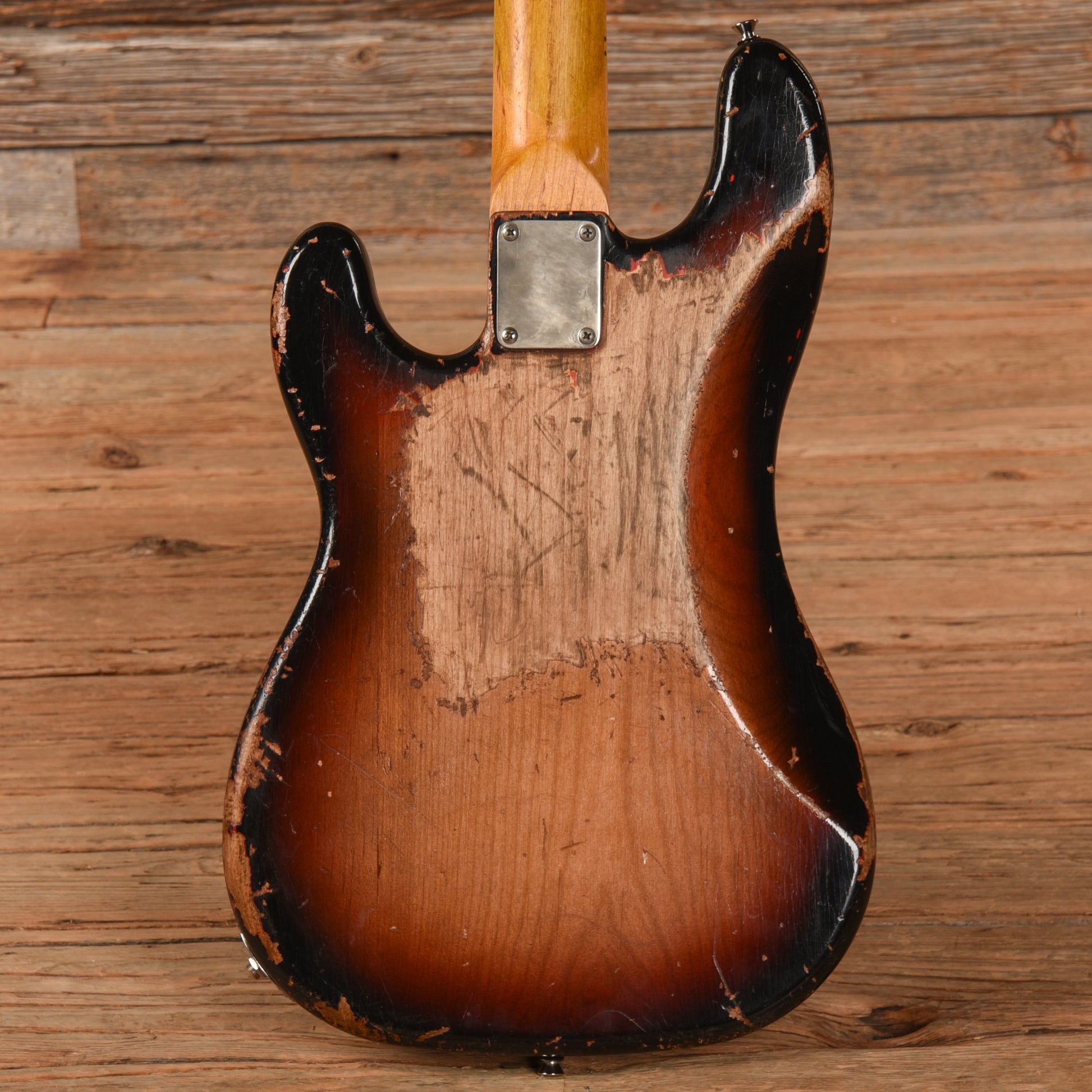 Bluesman Vintage Deville Heavy Relic Sunburst Bass Guitars / 4-String