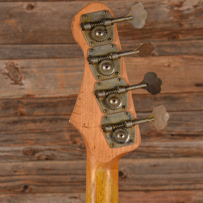 Bluesman Vintage Deville Heavy Relic Sunburst Bass Guitars / 4-String