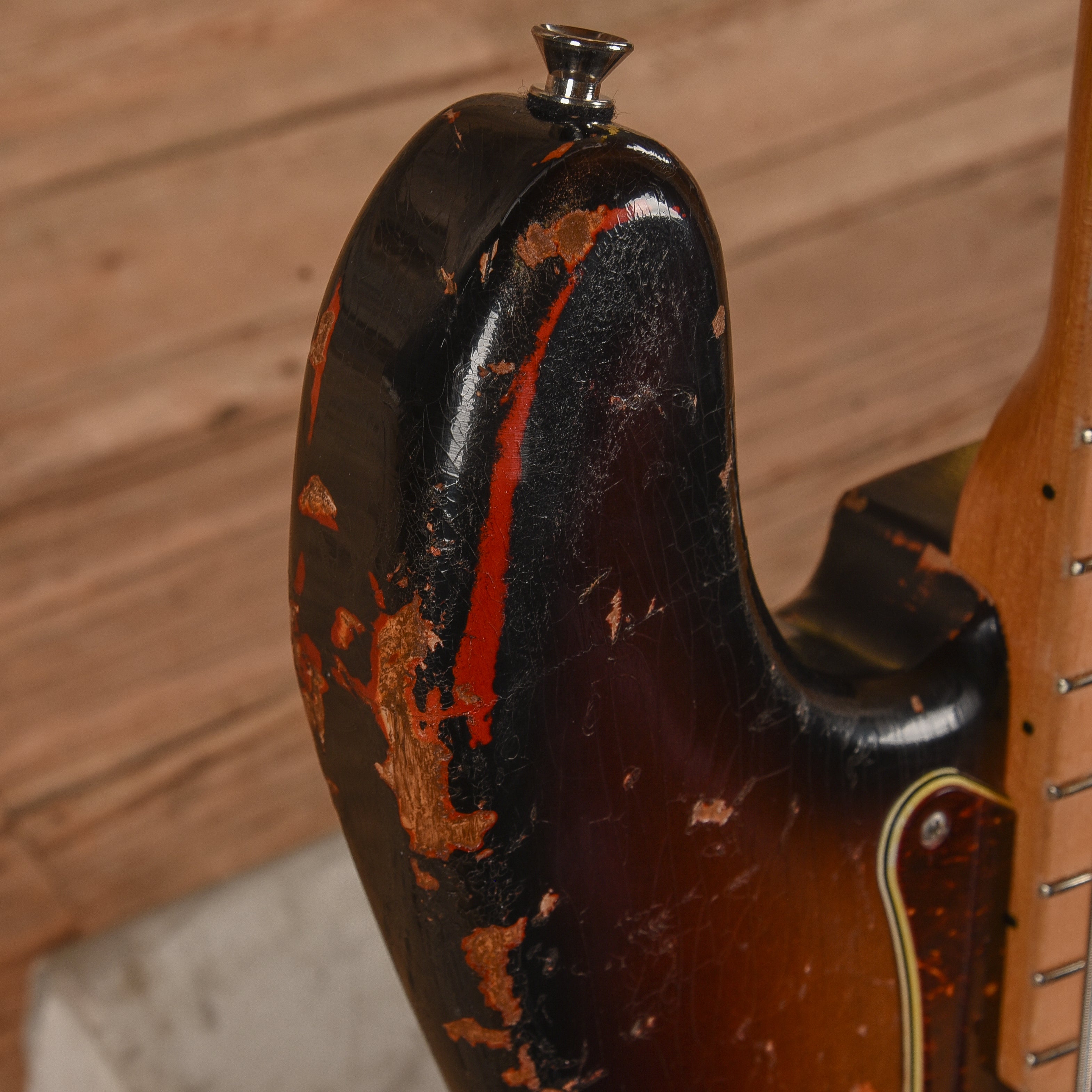Bluesman Vintage Deville Heavy Relic Sunburst Bass Guitars / 4-String