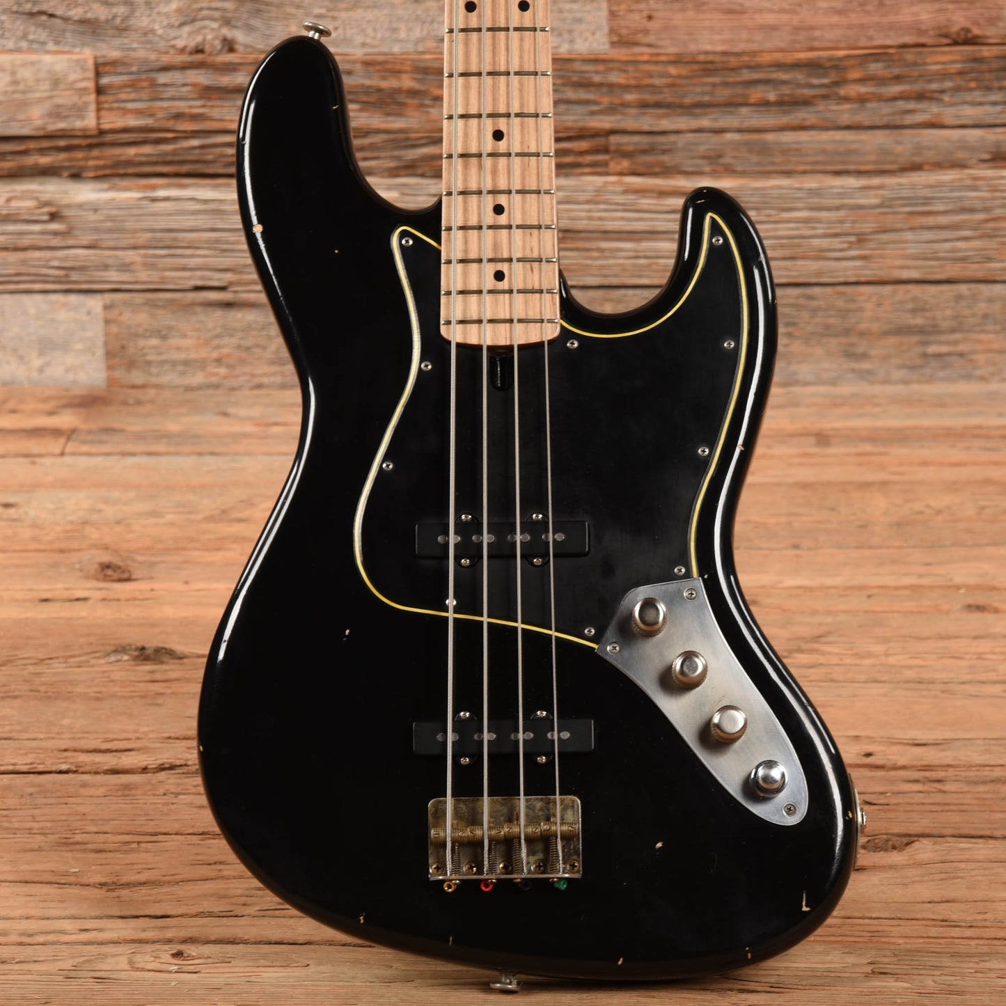 Bluesman Vintage El Dorado Relic Black 2023 Bass Guitars / 4-String