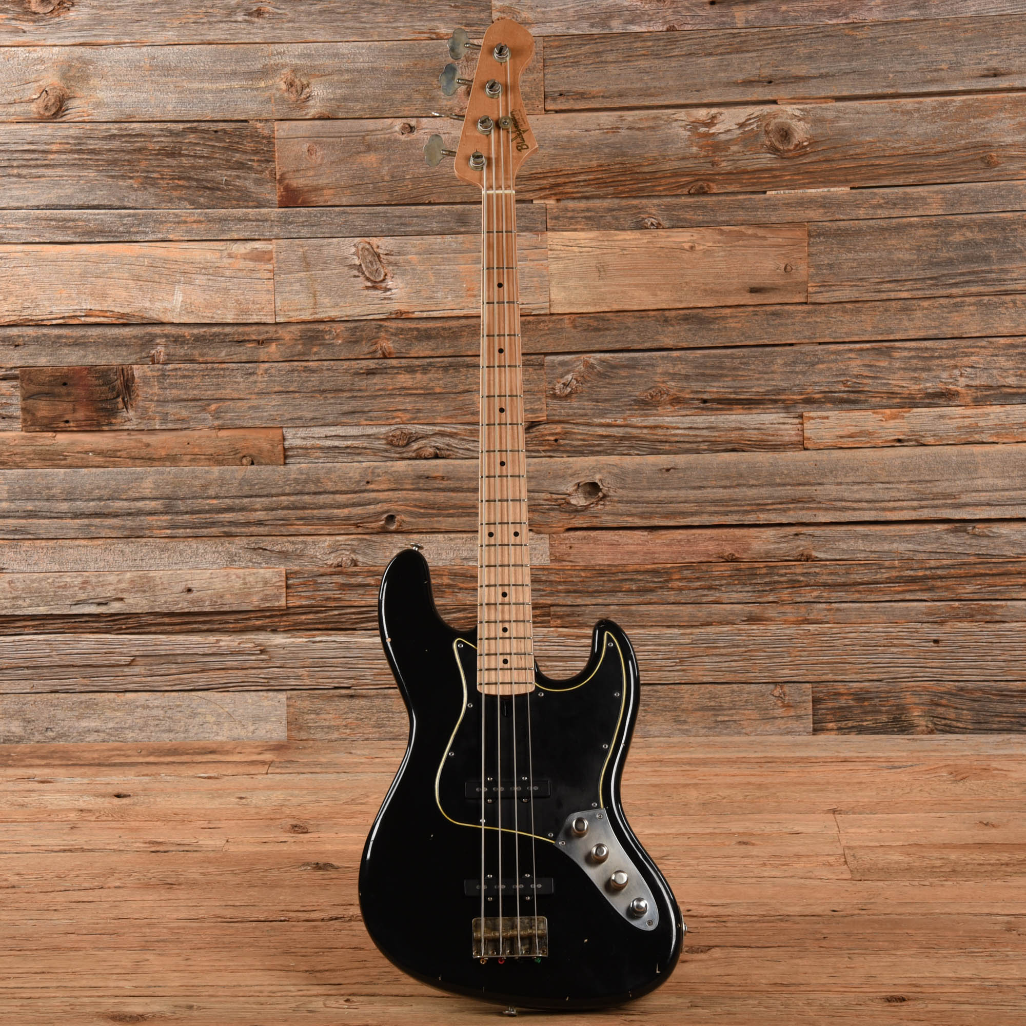 Bluesman Vintage El Dorado Relic Black 2023 Bass Guitars / 4-String