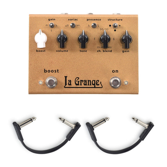 Bogner La Grange Overdrive Boost w/(2) Rockboard Flat Patch Cables Bundle Effects and Pedals / Overdrive and Boost