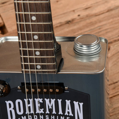 Bohemian Guitars Oil Can Guitar Grey Electric Guitars / Hollow Body