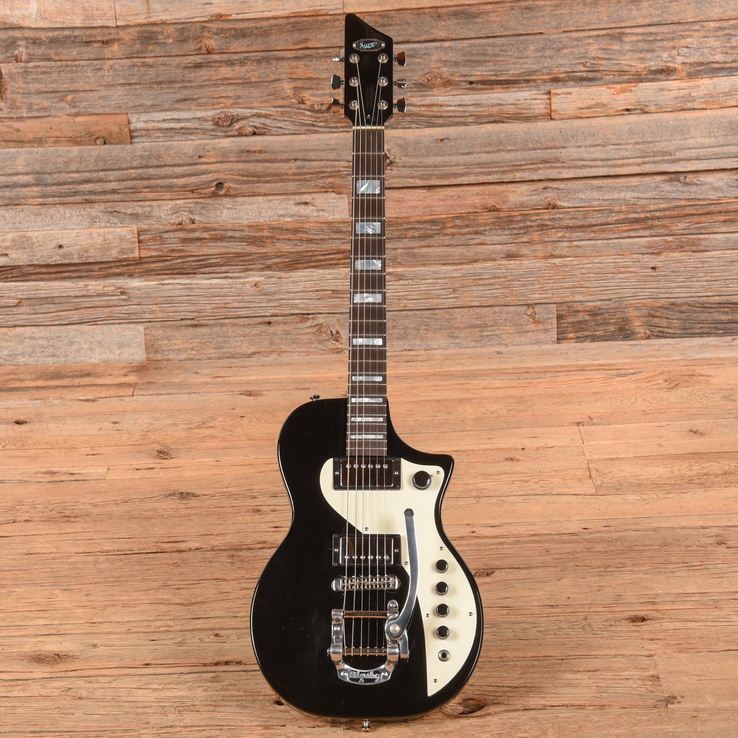 Bolin Supro Dual Tone Black Electric Guitars / Solid Body