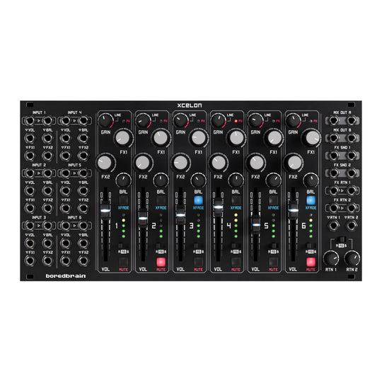 Boredbrain Xcelon True Stereo Voltage-Controlled Eurorack Mixer Module Keyboards and Synths / Synths / Eurorack