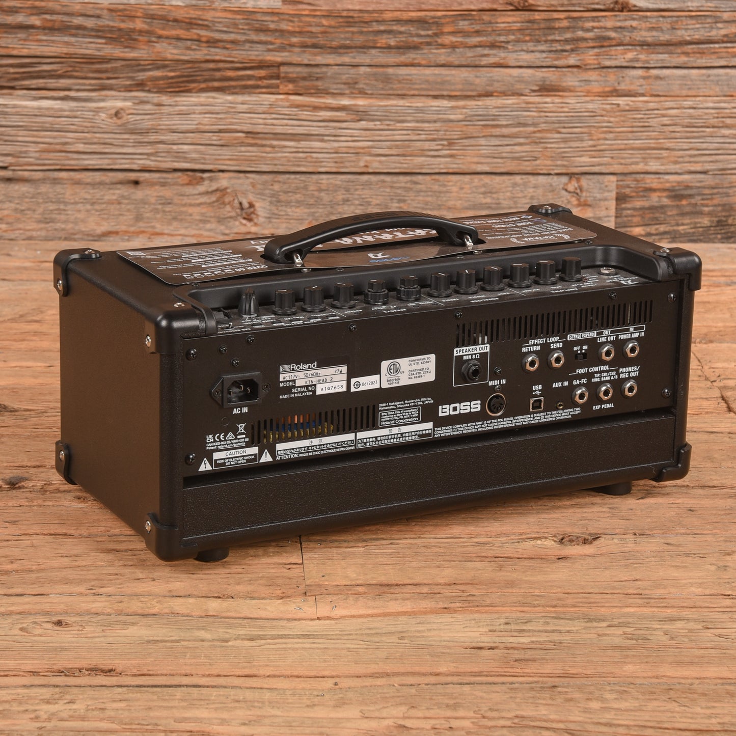 Boss Katana Artist Head Gen 3 100-Watt Digital Modeling Guitar Amp Head Amplifiers