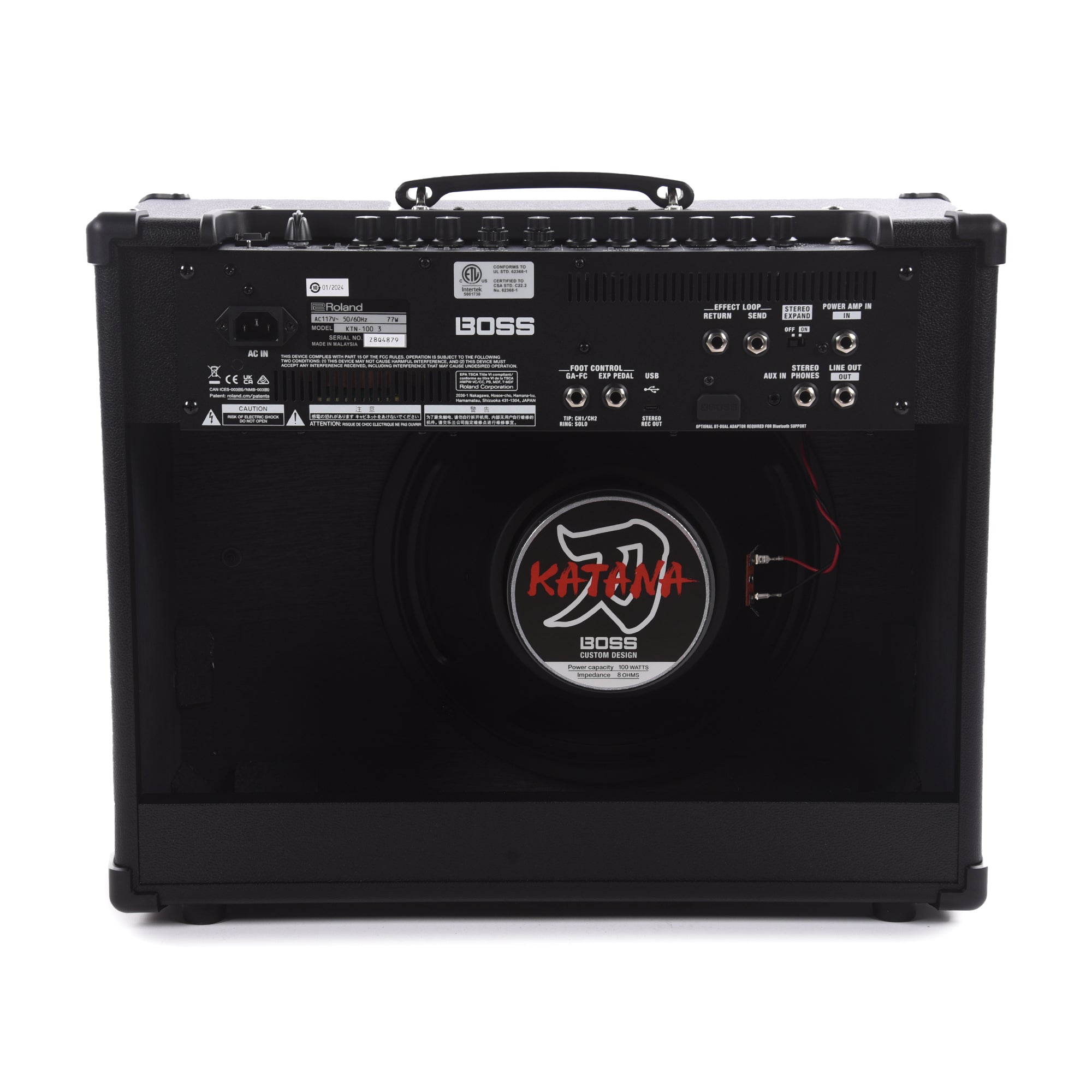 Boss Katana V3 100 1x12 Combo Guitar Amplifier Amps / Guitar Amps / Guitar Combos