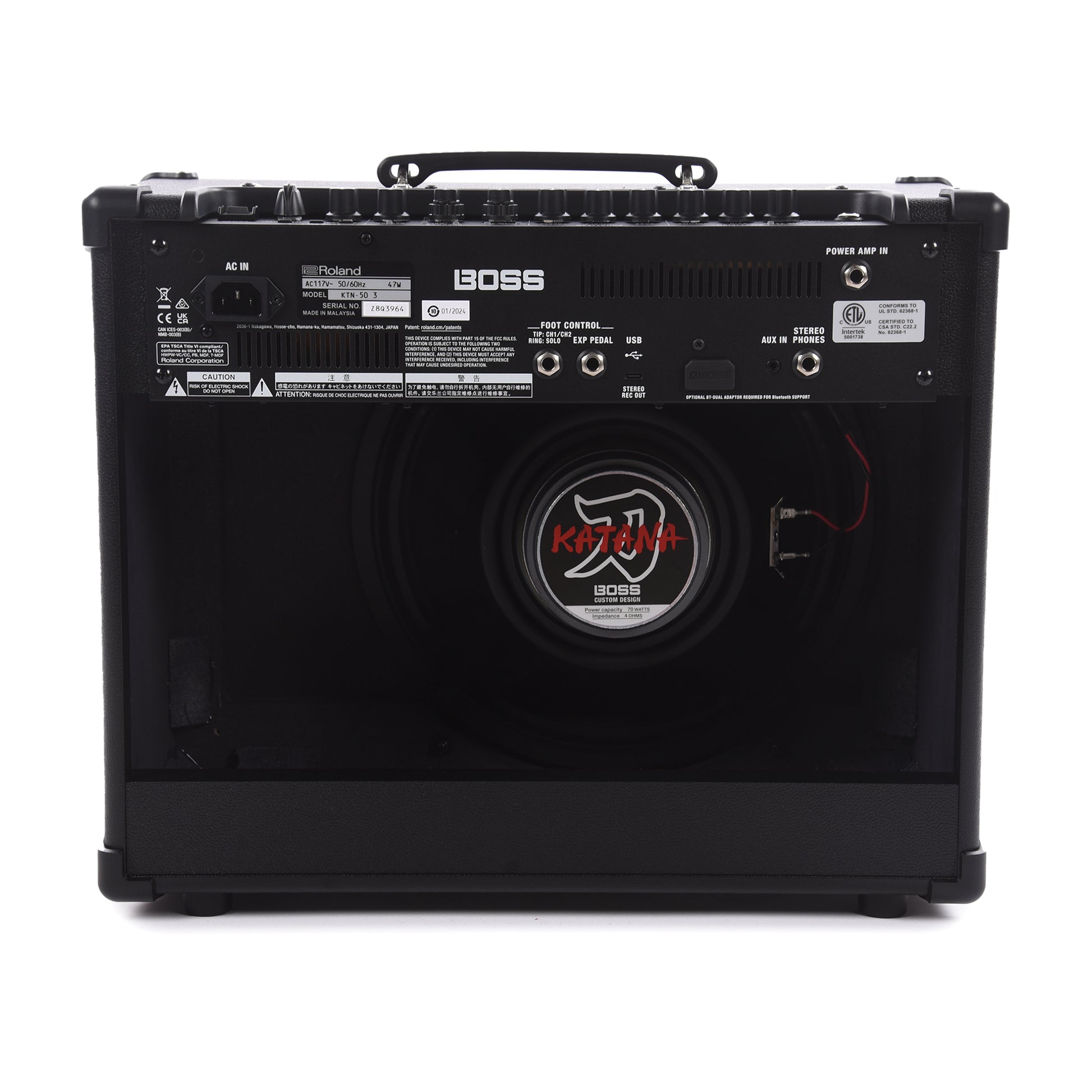 Boss Katana V3 50w 1x12" Combo Guitar Amplifier Amps / Guitar Amps / Guitar Combos