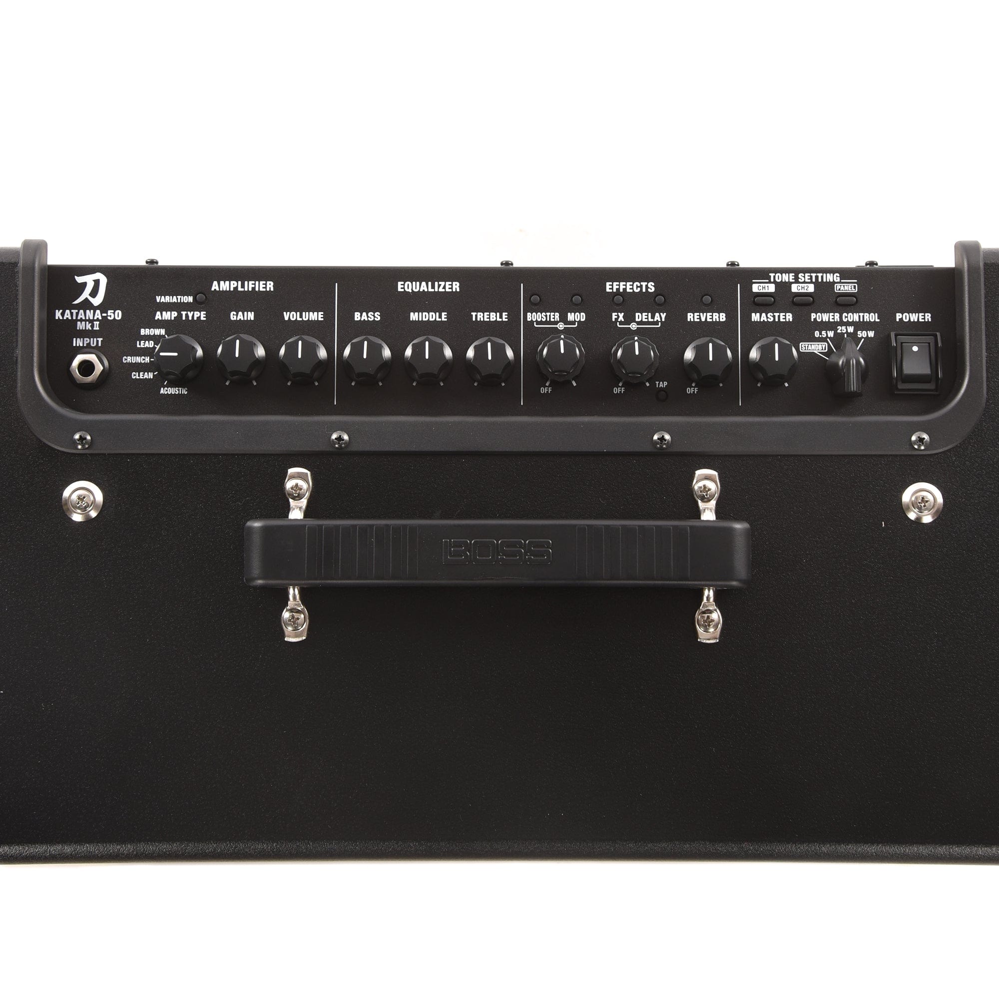 Boss Katana-50 v2 50W 1x12 Guitar Combo Amplifier Black Amps / Guitar Combos