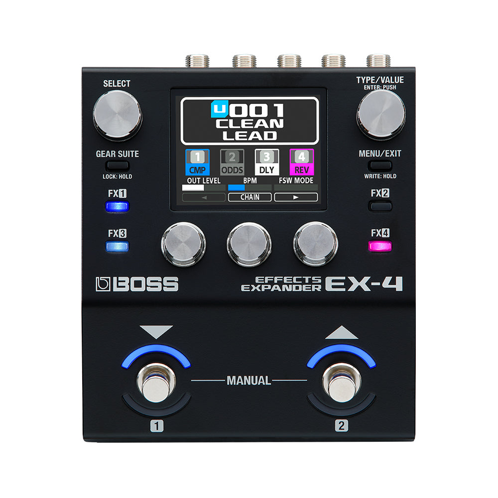 Boss EX-4 Effects Expander Compact Multi Effects Unit Effect Pedals