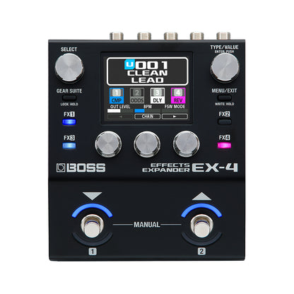 Boss EX-4 Effects Expander Compact Multi Effects Unit Effect Pedals