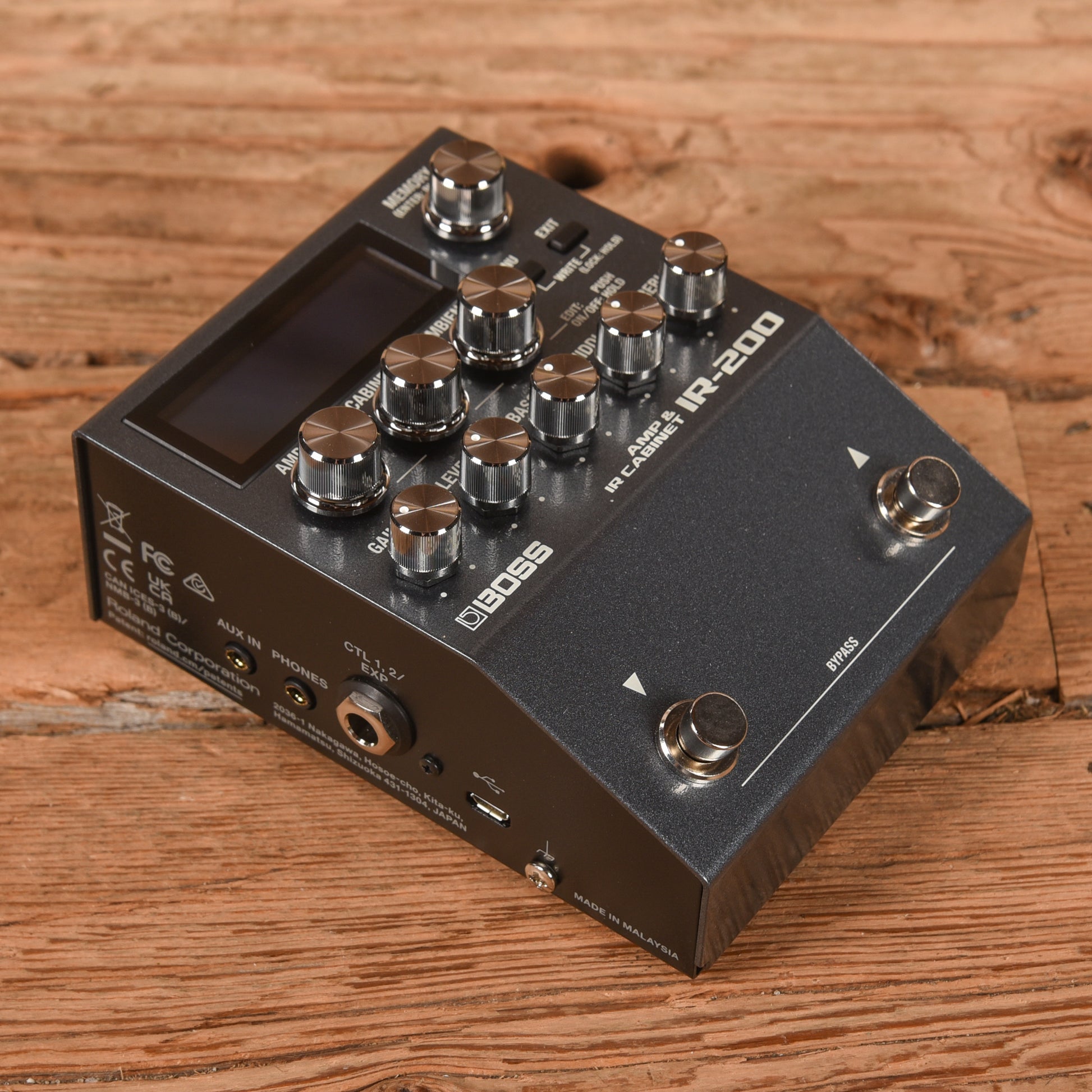 Boss IR-200 Amp and IR Cabinet Effect Pedals