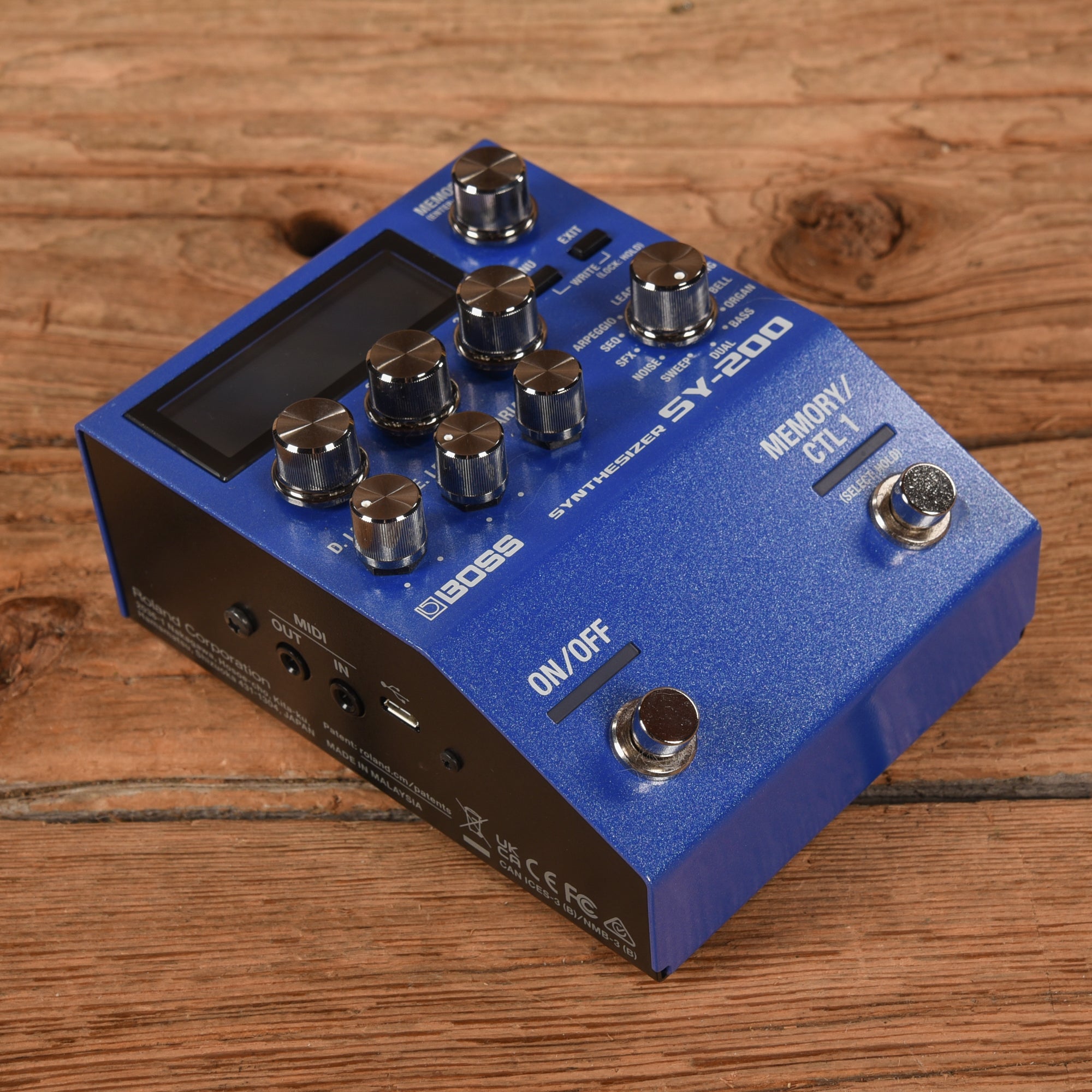 Boss SY-200 Effect Pedals