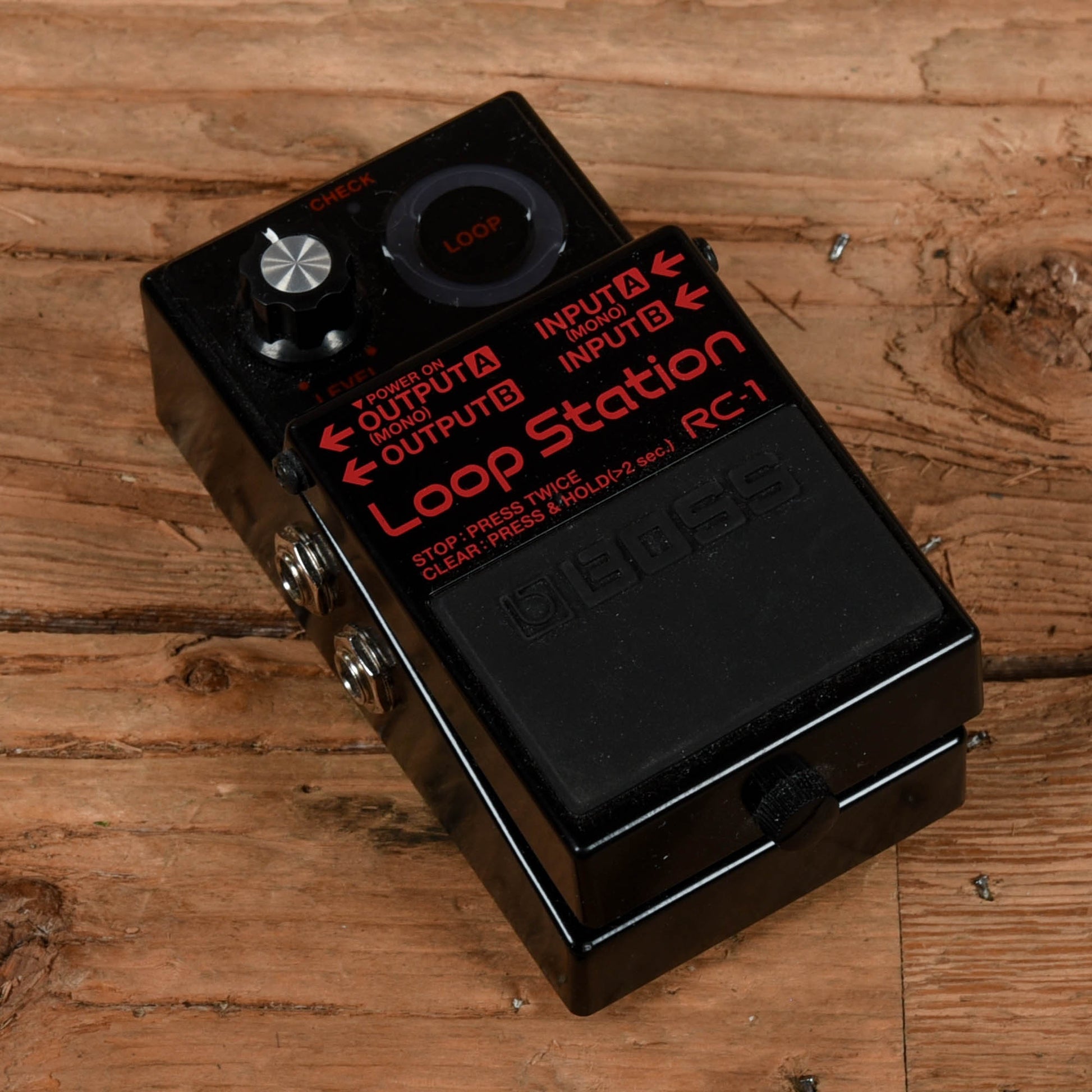 Boss RC-1-BK Loop Station Effects and Pedals / Loop Pedals and Samplers