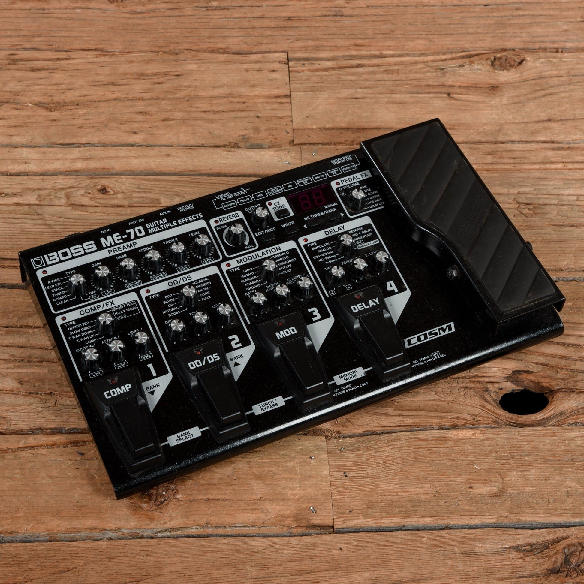 boss me 70 effects pedal Boss ME-70 Guitar Multiple Effects