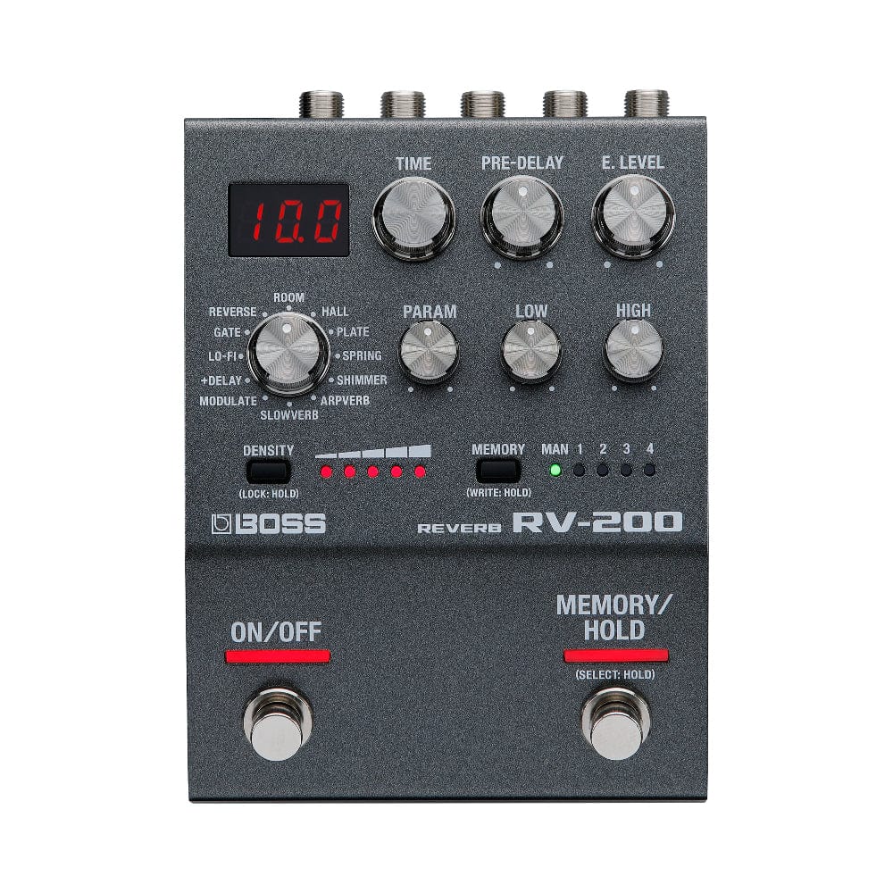Boss RV-200 200 Series Reverb Pedal Effects and Pedals / Reverb