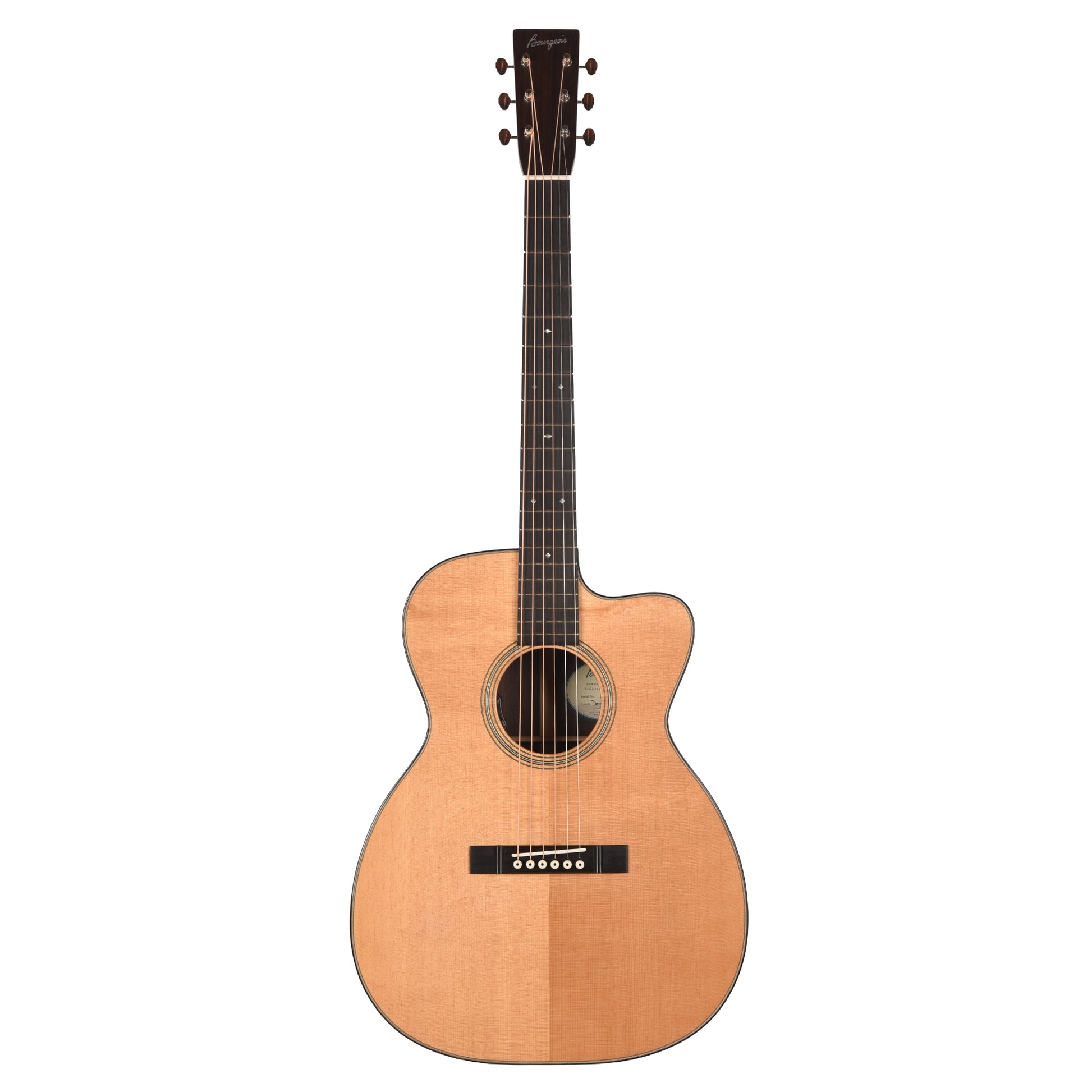 Bourgeois Downeast OMCE Soloist Thermo-Cured Sitka/Honduran Mahogany Natural Acoustic Guitars