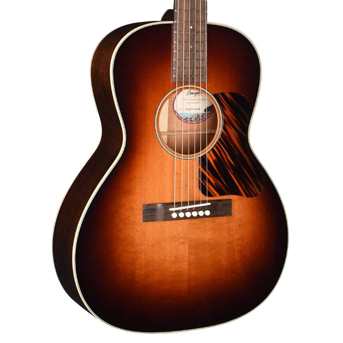 Bourgeois Touchstone LDBO-14 Torrefied Alaskan Sitka/Mahogany Sunburst Acoustic Guitars
