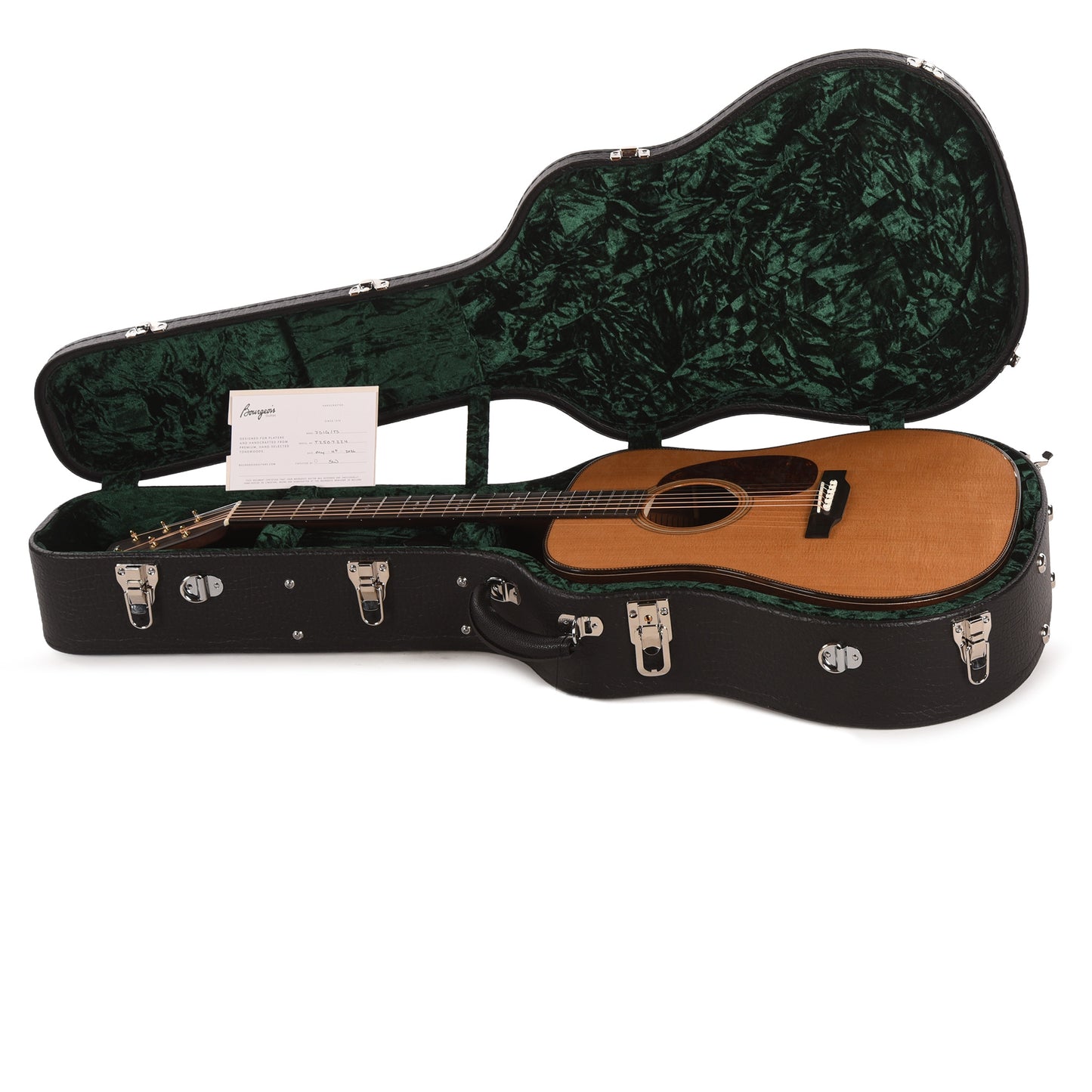 Bourgeois Touchstone Signature D Torrefied Alaskan Sitka/Madagascar Rosewood Natural Acoustic Guitars