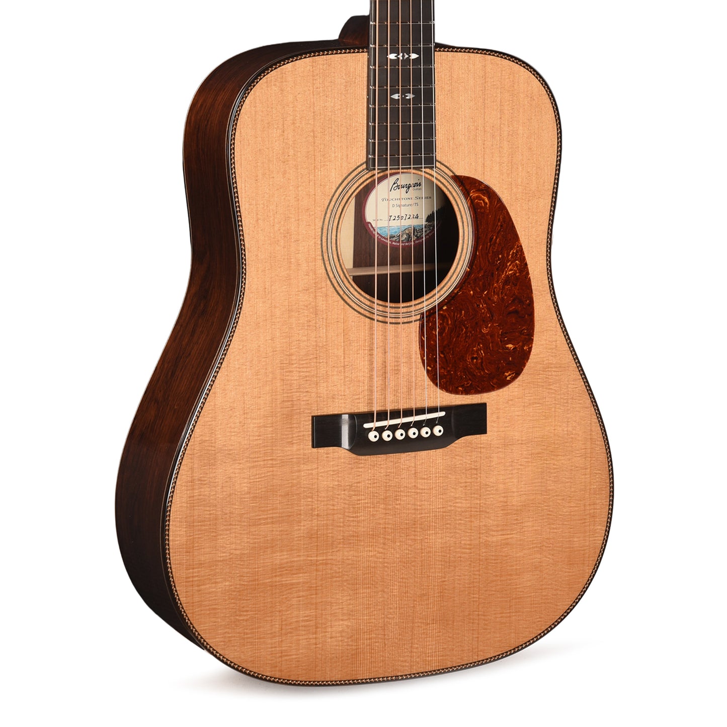 Bourgeois Touchstone Signature D Torrefied Alaskan Sitka/Madagascar Rosewood Natural Acoustic Guitars