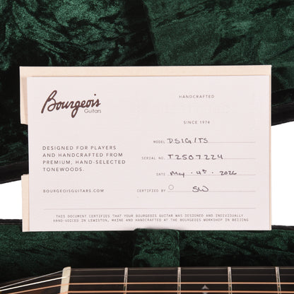 Bourgeois Touchstone Signature D Torrefied Alaskan Sitka/Madagascar Rosewood Natural Acoustic Guitars