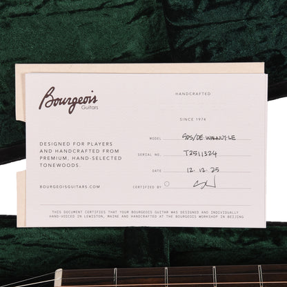 Bourgeois Downeast Series Slope D AT Sitka/Walnut Acoustic Guitars / Dreadnought