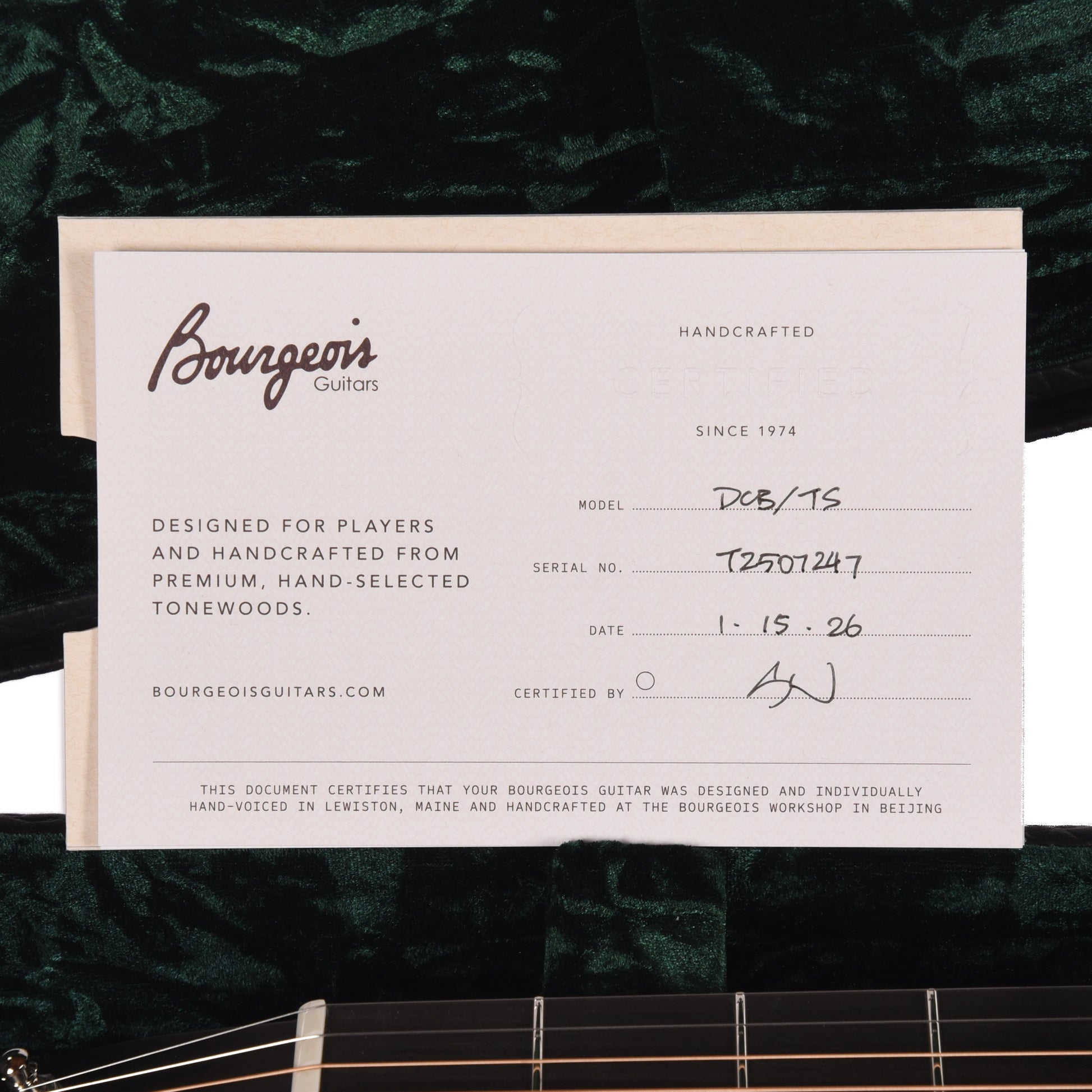 Bourgeois Touchstone Country Boy D Alaskan Sitka/Mahogany Natural Acoustic Guitars / Dreadnought