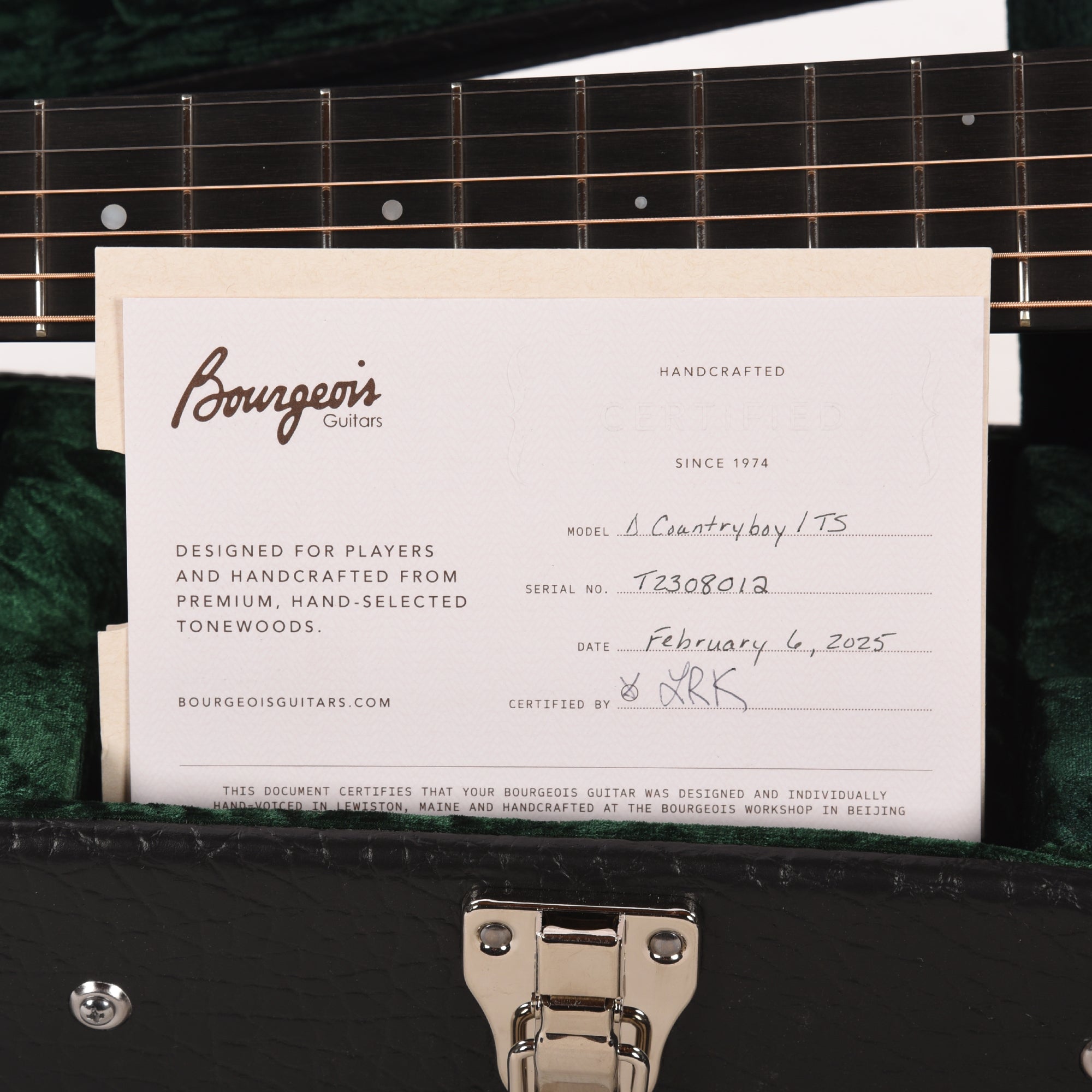 Bourgeois Touchstone Country Boy D Alaskan Sitka/Mahogany Natural Acoustic Guitars / Dreadnought