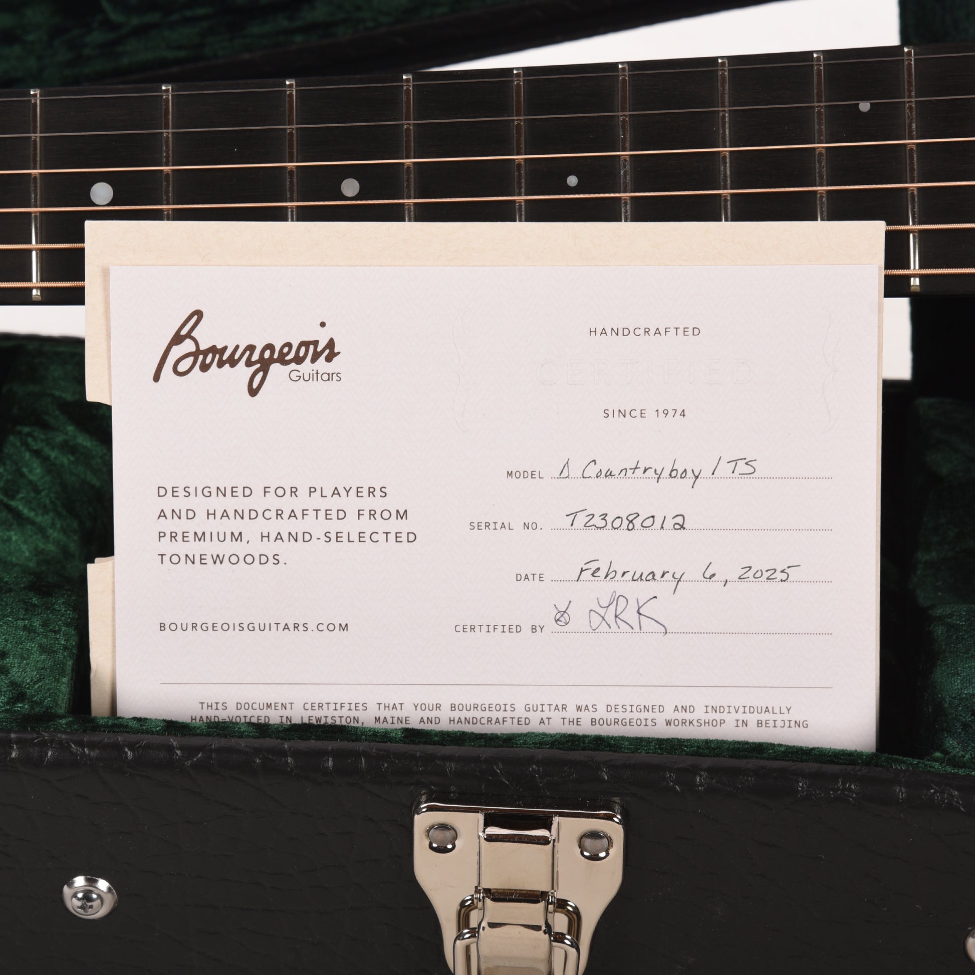 Bourgeois Touchstone Country Boy D Alaskan Sitka/Mahogany Natural Acoustic Guitars / Dreadnought