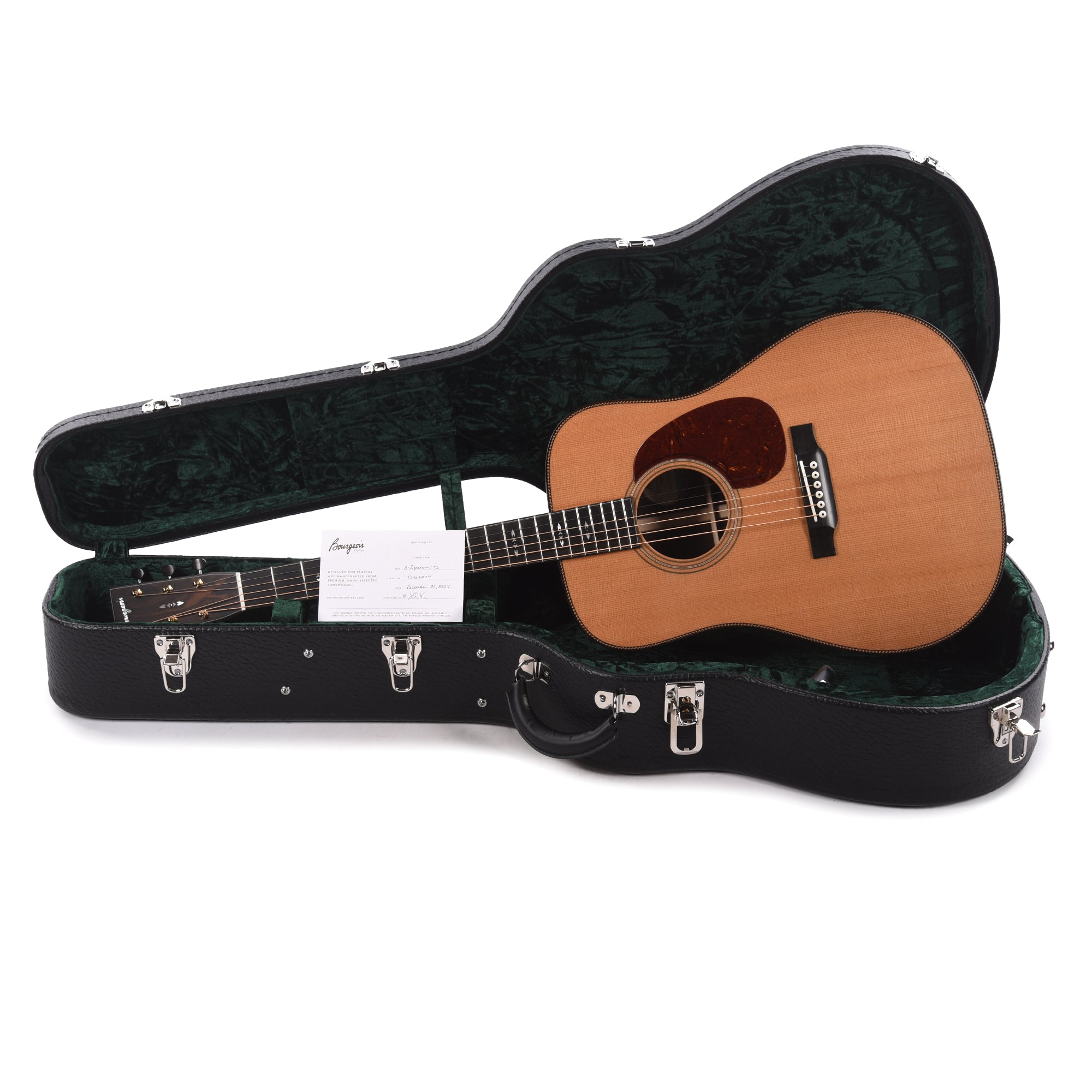 Bourgeois Touchstone Signature D Torrefied Alaskan Sitka/Madagascar Rosewood Natural Acoustic Guitars / Dreadnought