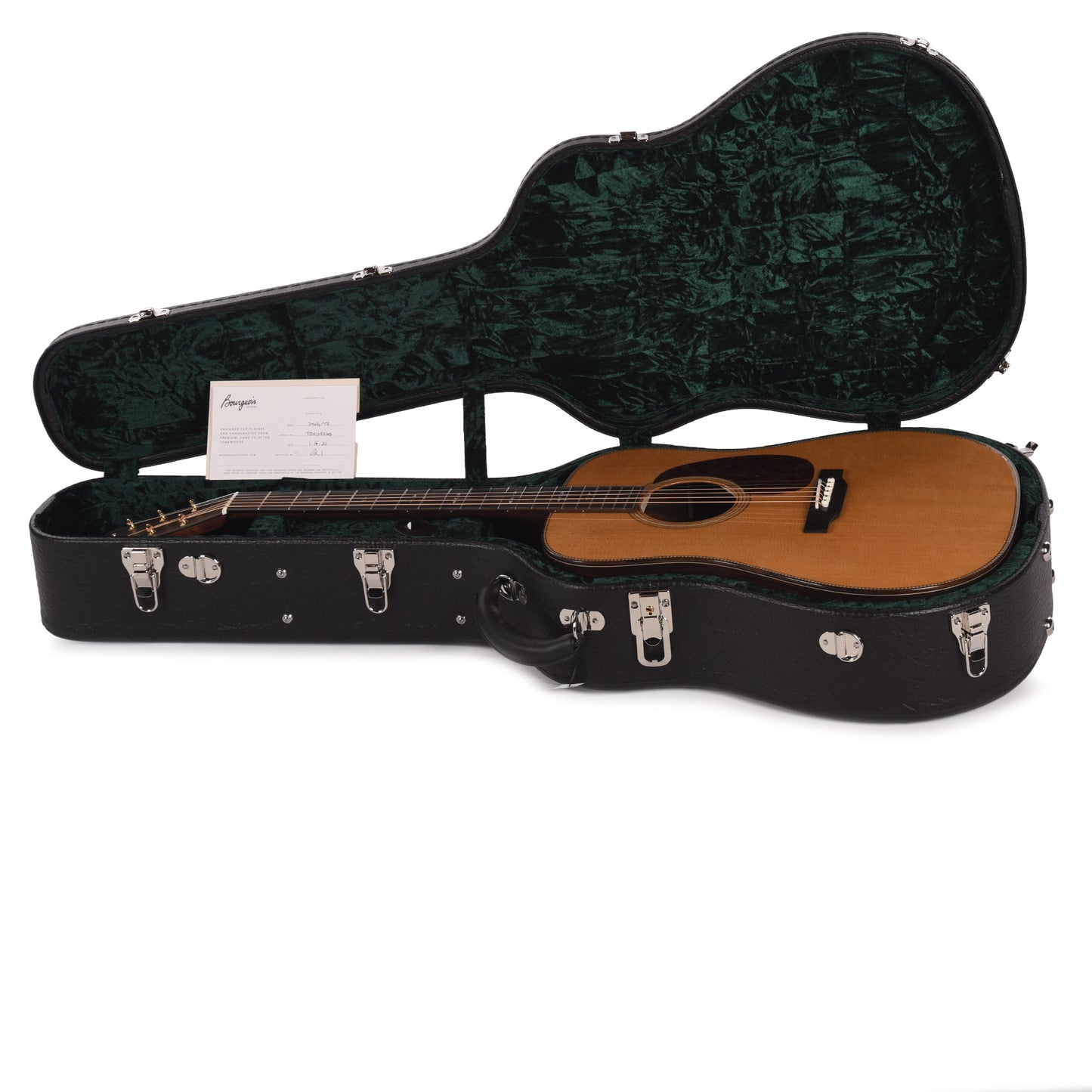 Bourgeois Touchstone Signature D Torrefied Alaskan Sitka/Madagascar Rosewood Natural Acoustic Guitars / Dreadnought