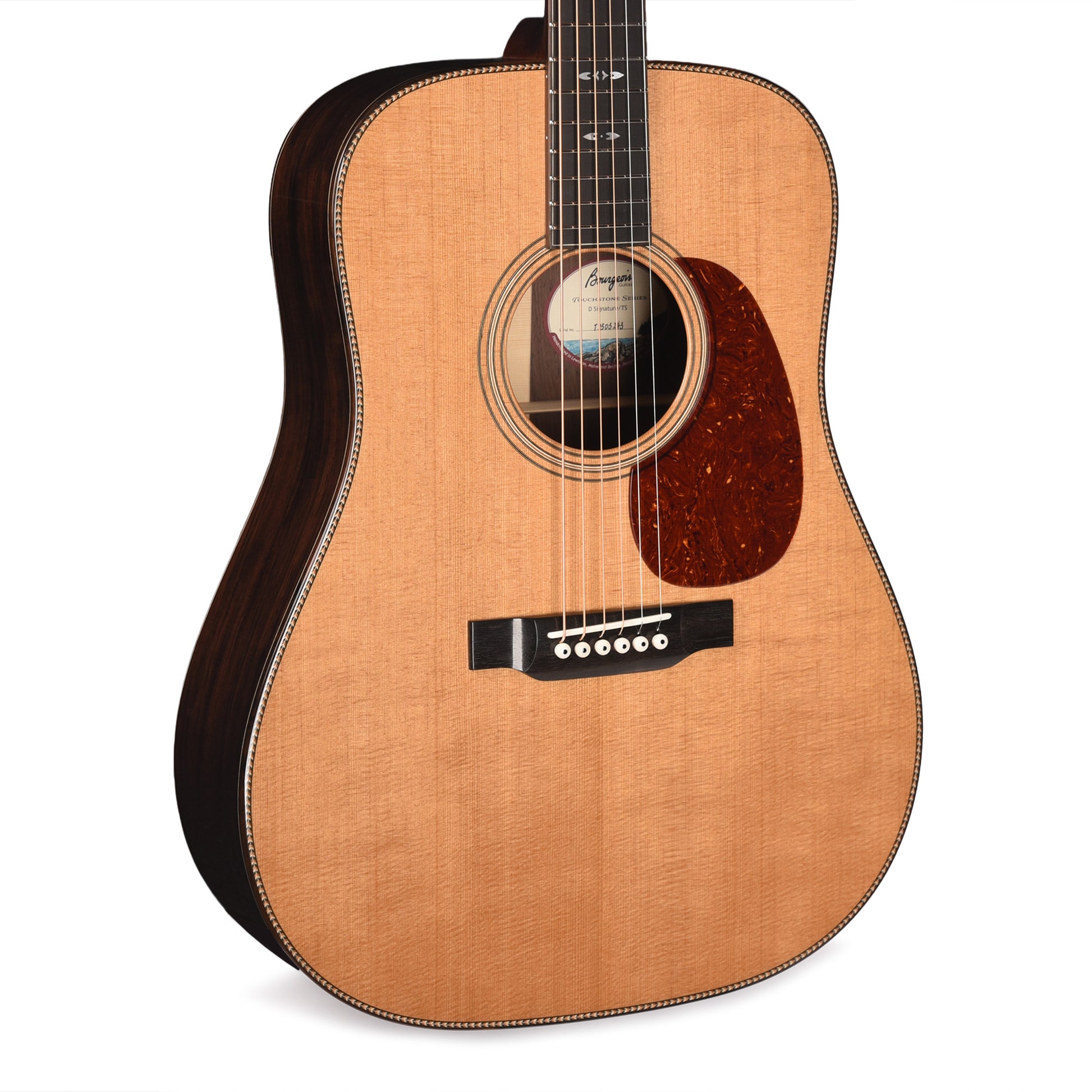 Bourgeois Touchstone Signature D Torrefied Alaskan Sitka/Madagascar Rosewood Natural Acoustic Guitars / Dreadnought