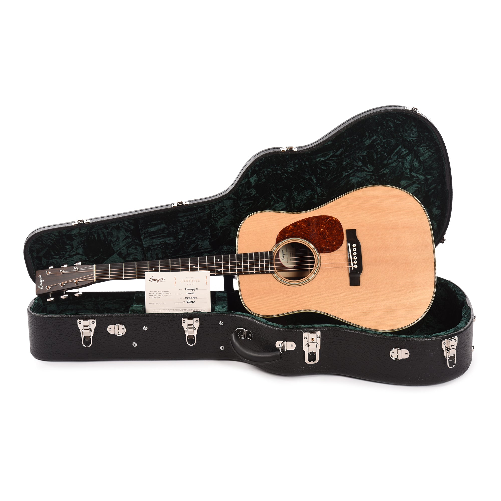 Bourgeois Touchstone Vintage D Alaskan Sitka/Indian Rosewood Natural Acoustic Guitars / Dreadnought