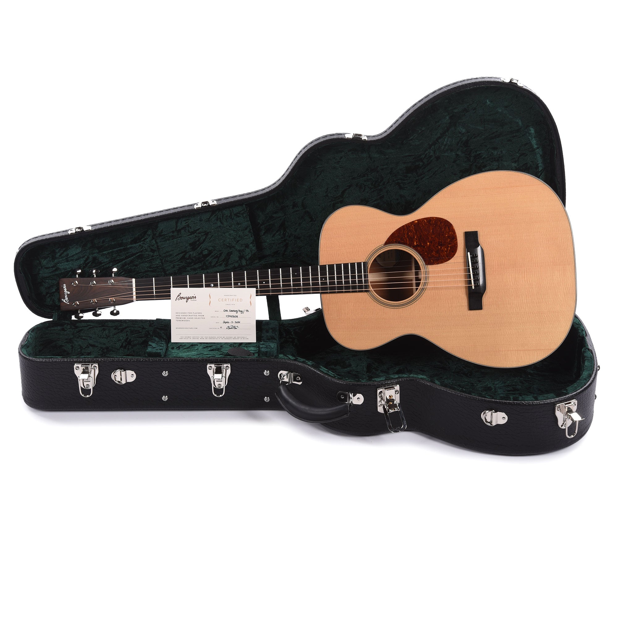 Bourgeois Touchstone Country Boy OM Alaskan Sitka/Mahogany Natural Acoustic Guitars / OM and Auditorium