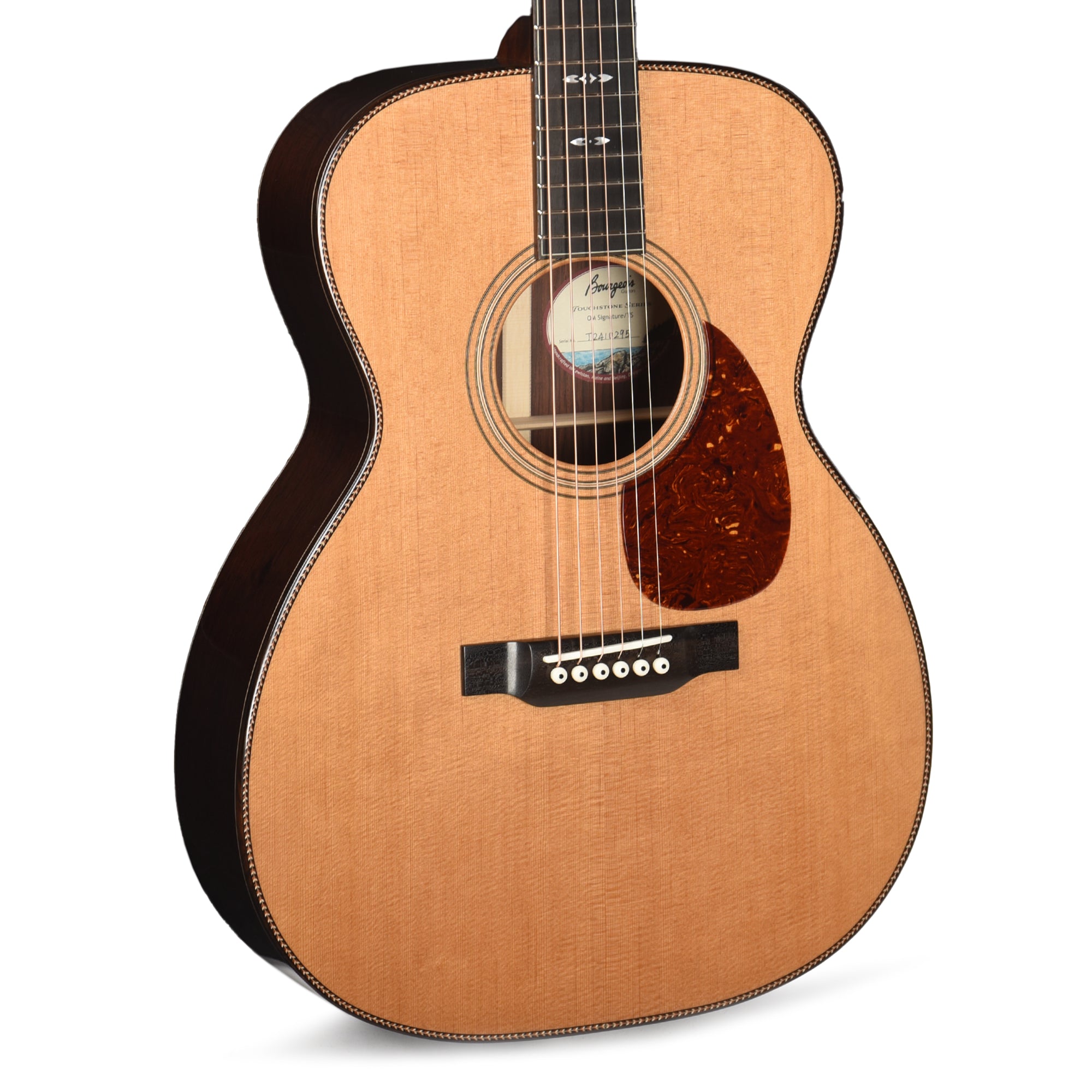 Bourgeois Touchstone Signature OM Torrefied Alaskan Sitka/Madagascar Rosewood Natural Acoustic Guitars / OM and Auditorium