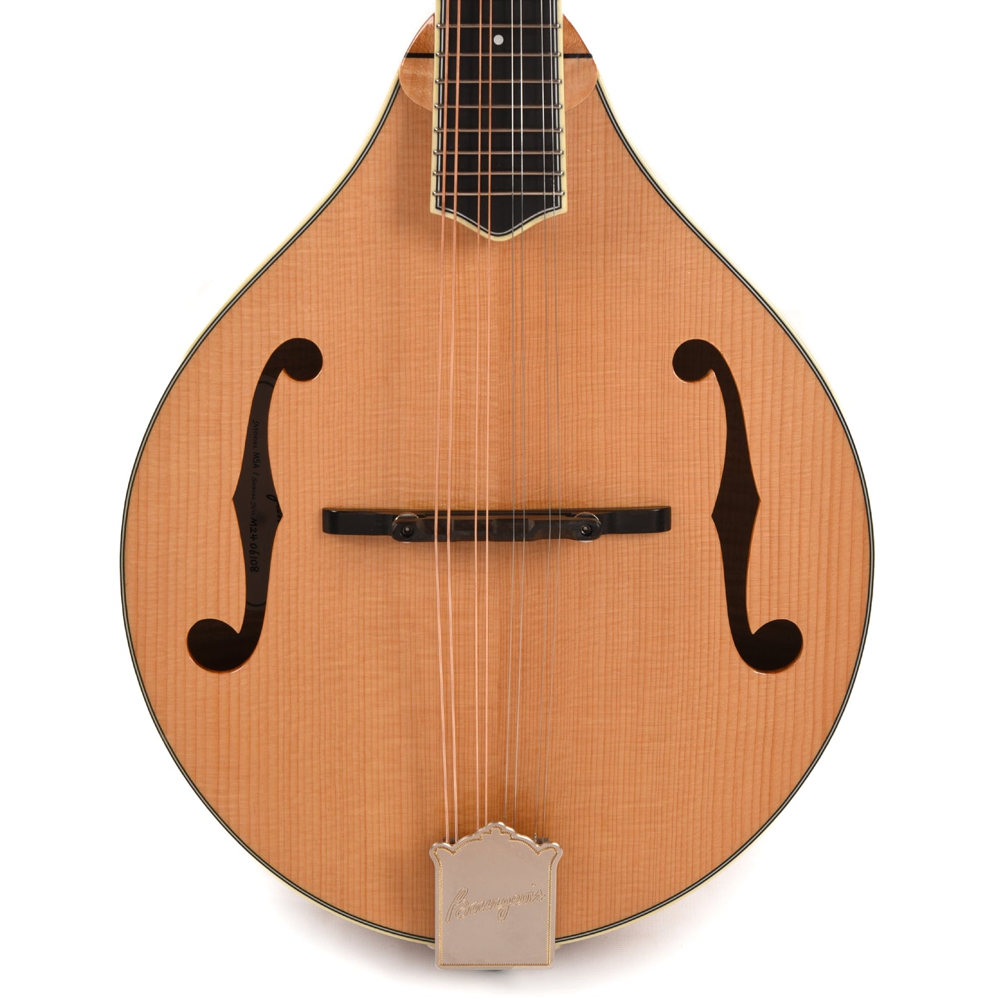 Bourgeois M5 A-Style Mandolin Aged Tone Torrefied Adirondack/Flame Maple Natural Folk Instruments / Mandolins