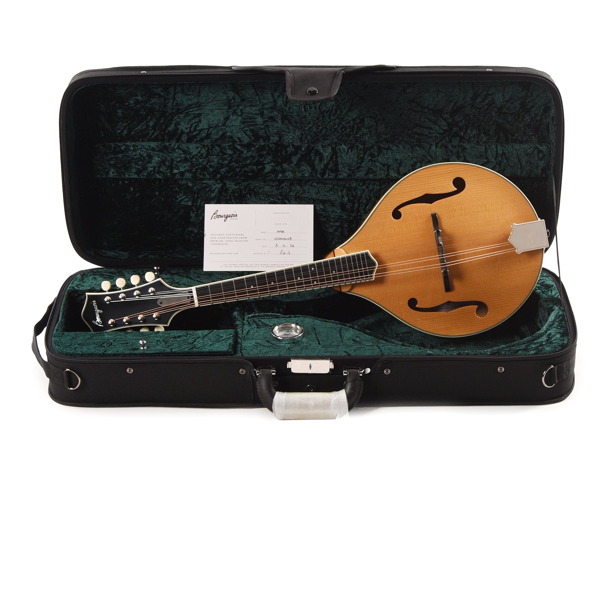 Bourgeois M5 A-Style Mandolin Aged Tone Torrefied Adirondack/Flame Maple Natural Folk Instruments / Mandolins