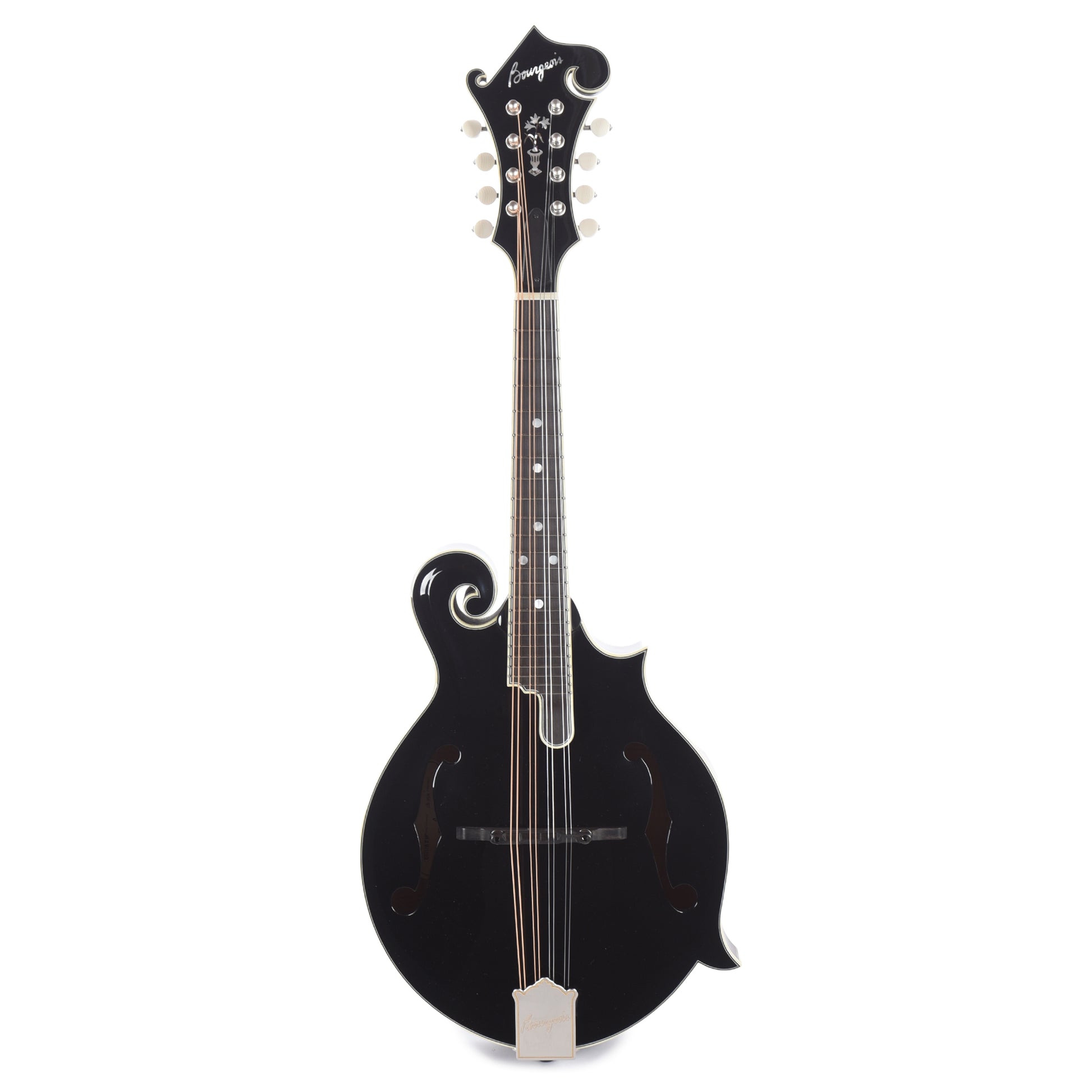 Bourgeois M5 F-Style Mandolin Aged Tone Torrefied Adirondack/Flamed Maple Black Folk Instruments / Mandolins