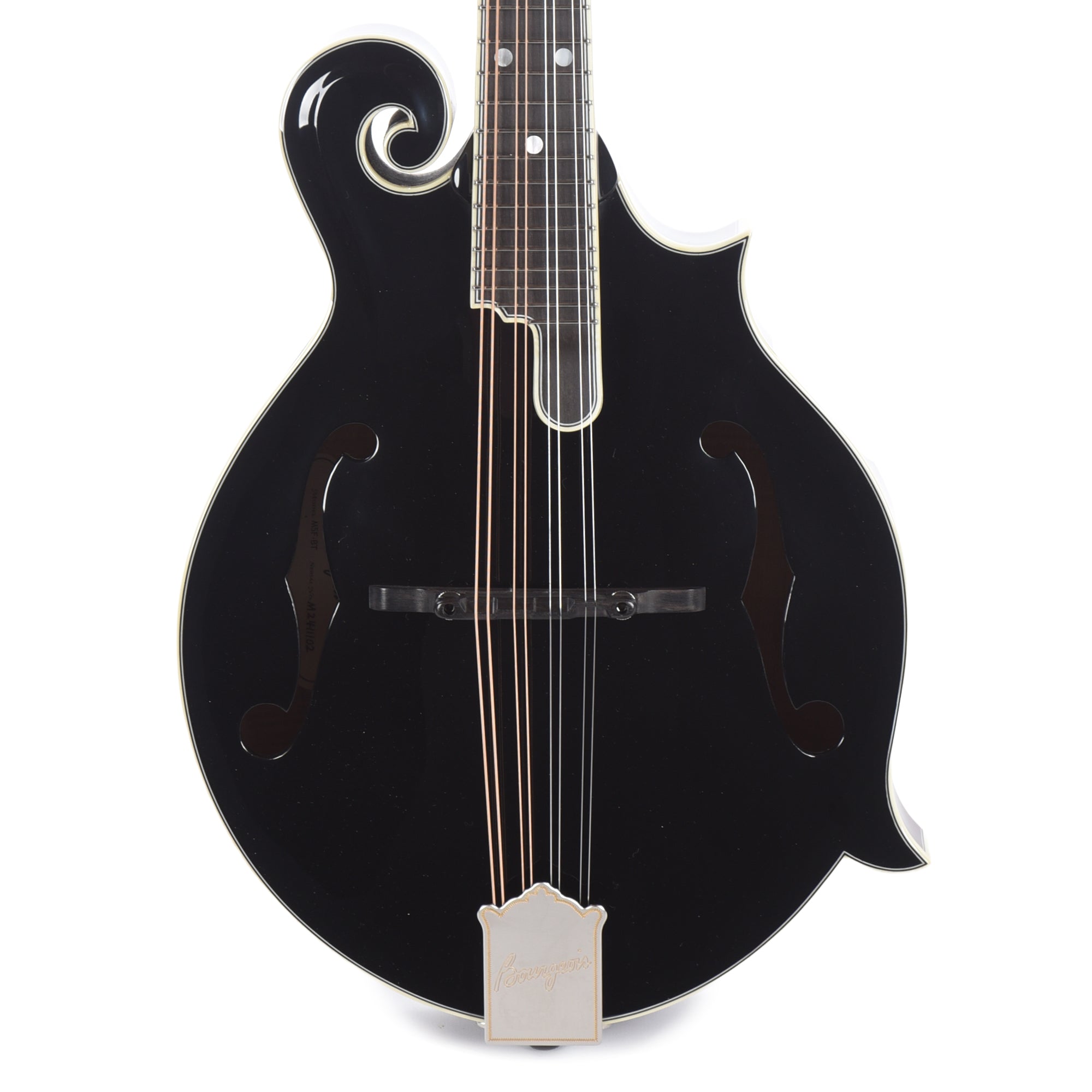 Bourgeois M5 F-Style Mandolin Aged Tone Torrefied Adirondack/Flamed Maple Black Folk Instruments / Mandolins