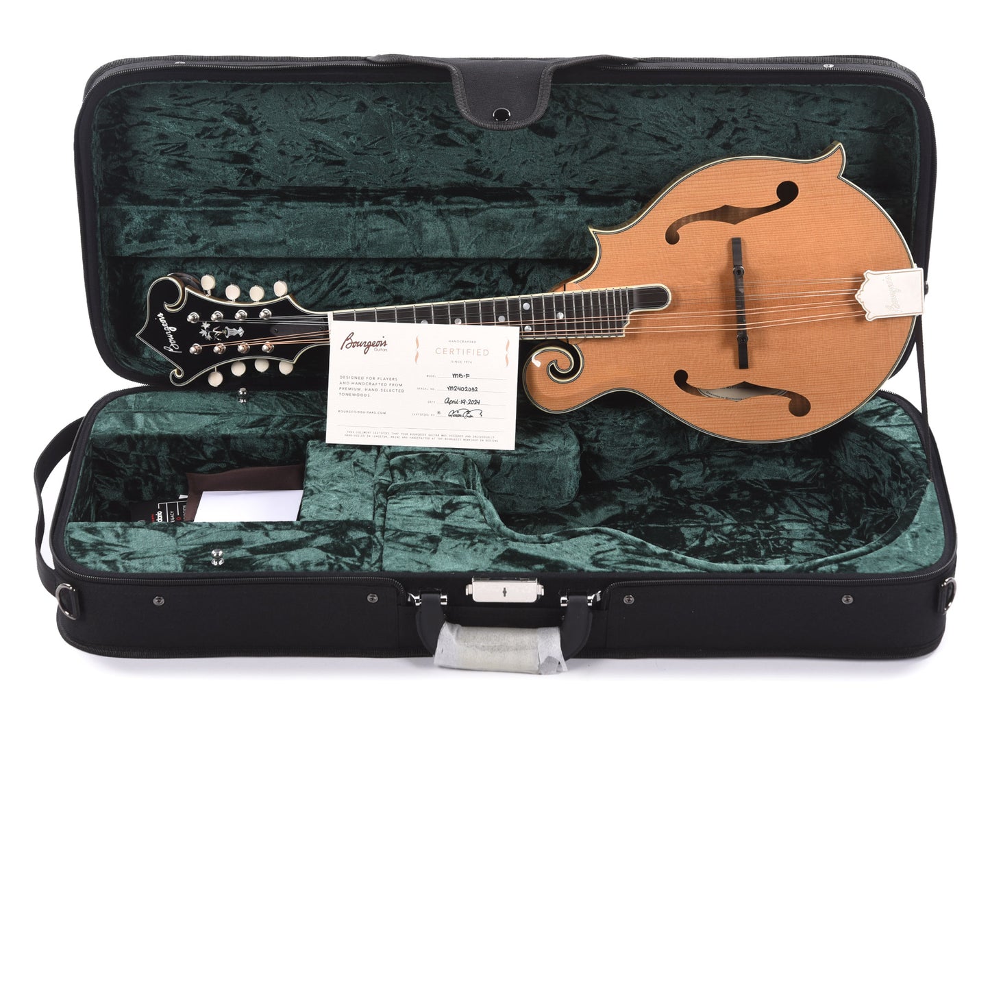 Bourgeois M5 F-Style Mandolin Aged Tone Torrefied Adirondack/Flamed Maple Natural Folk Instruments / Mandolins