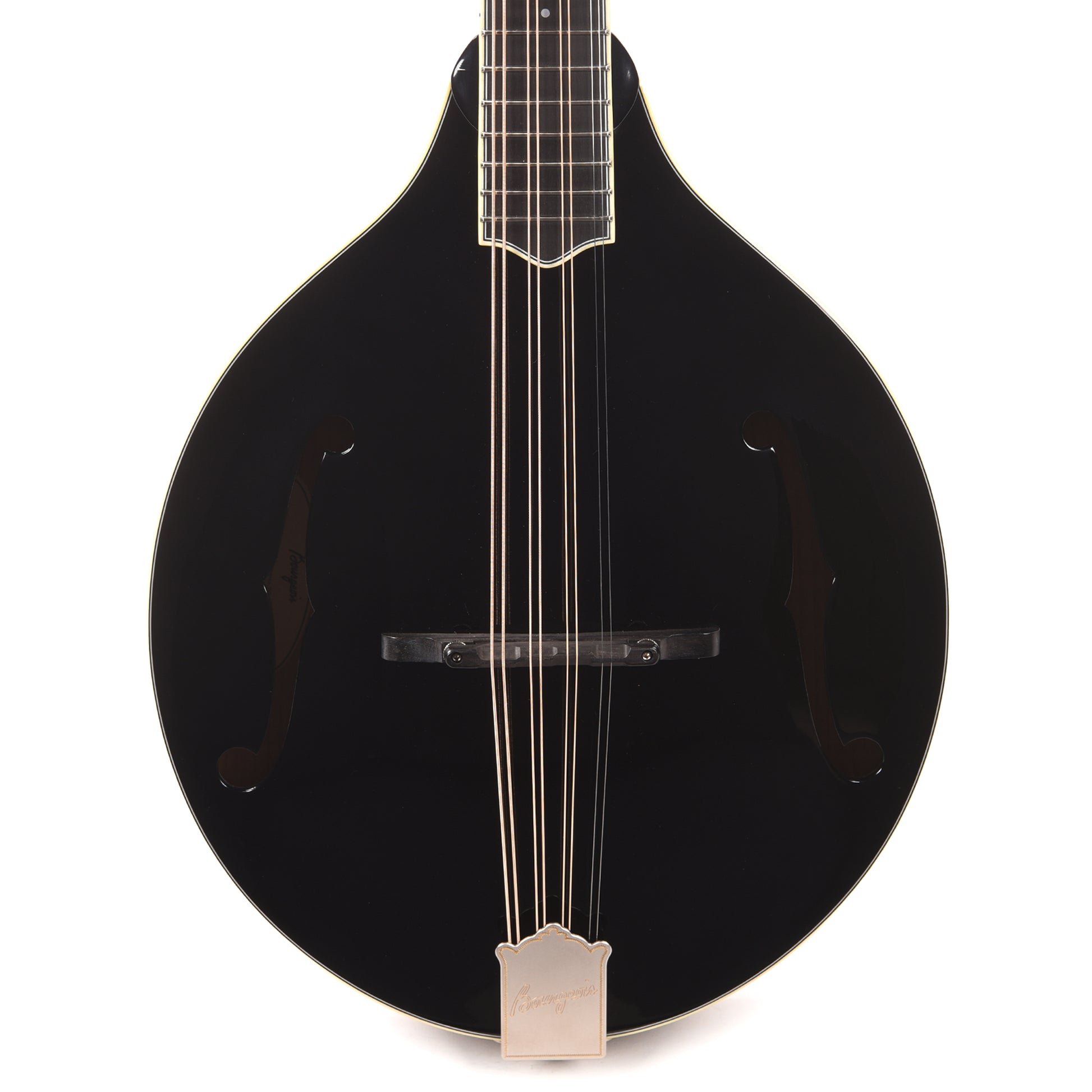 Bourgeois M50-BT Octave Mandolin Aged Tone Adirondack Spruce/European Curly Maple Black Folk Instruments / Mandolins