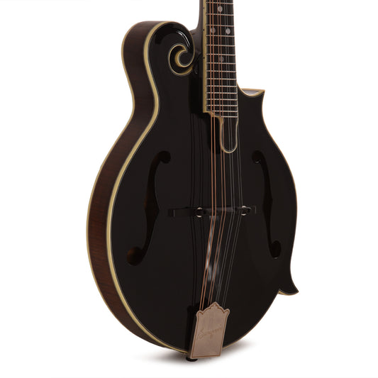 Bourgeois M5 F-Style Mandolin Aged Tone Torrefied Adirondack/Flamed Maple Black Mandolins