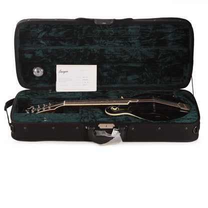 Bourgeois M5 F-Style Mandolin Aged Tone Torrefied Adirondack/Flamed Maple Black Mandolins