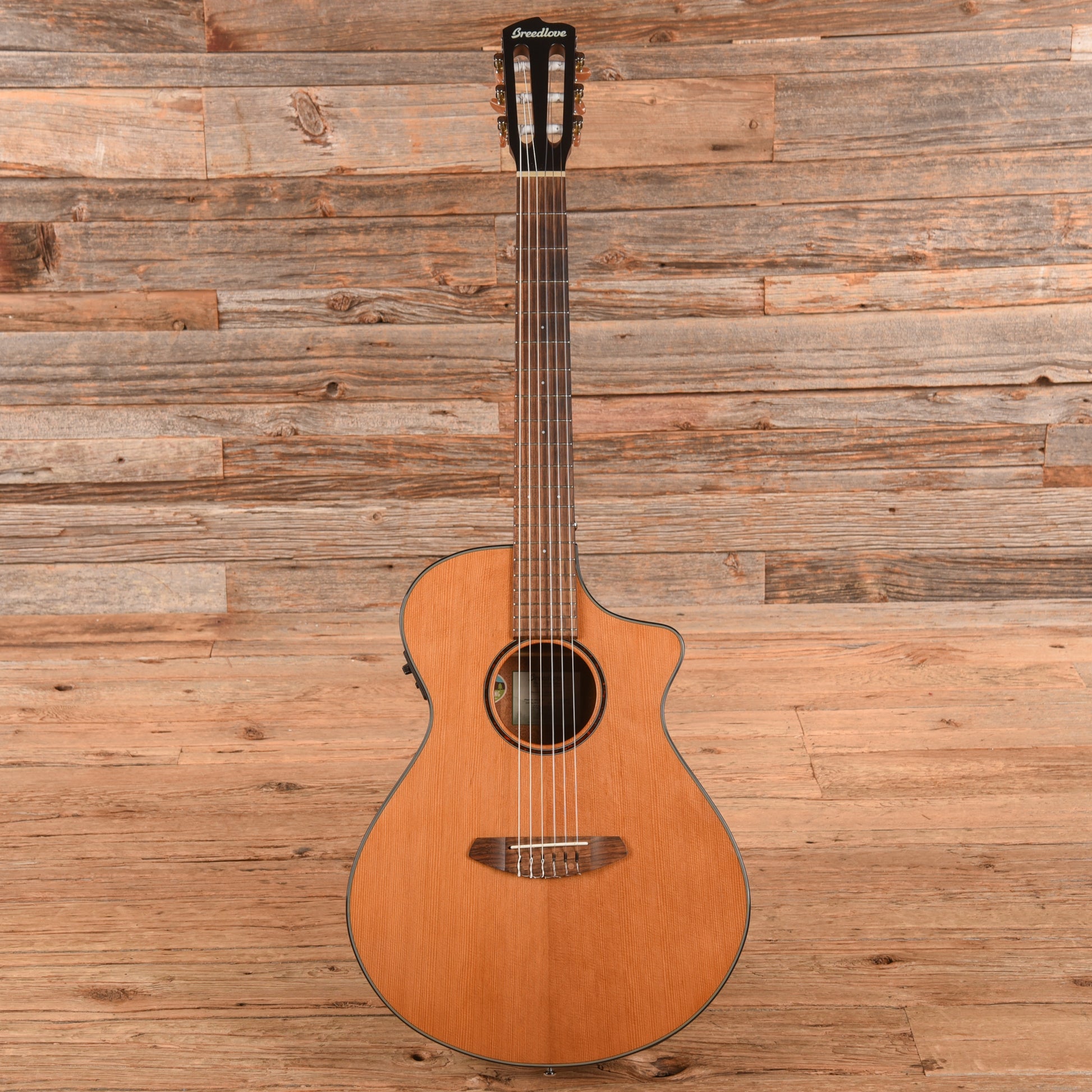 Breedlove Discovery S Concert Nylon CE Natural 2024 Acoustic Guitars