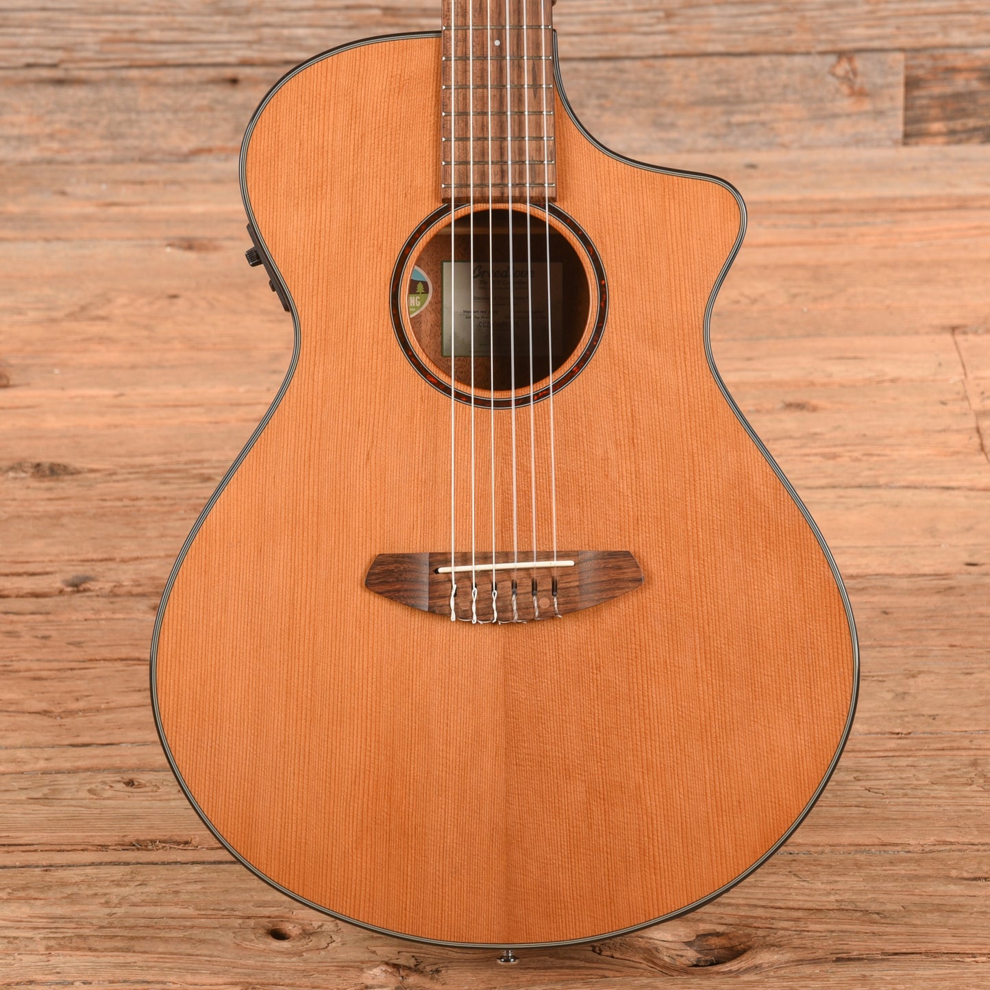 Breedlove Discovery S Concert Nylon CE Natural 2024 Acoustic Guitars